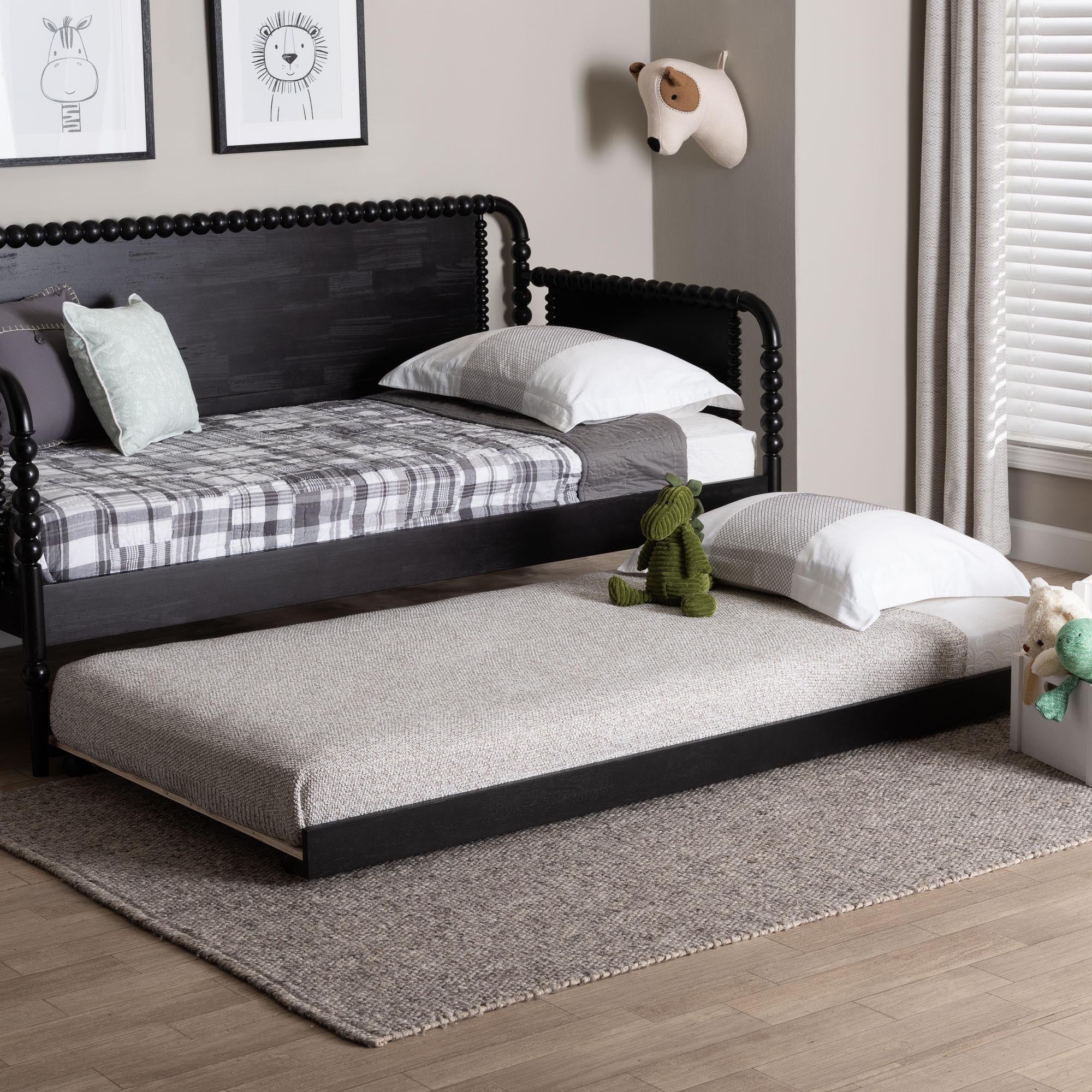 Lucera Trundle Underbed Low-Profile Rolling Base for Daybeds and Guest Rooms
