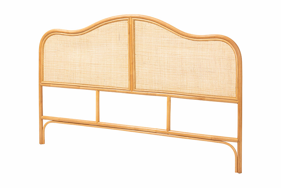 Bali & Pari Adelita Rattan Arched Headboard
