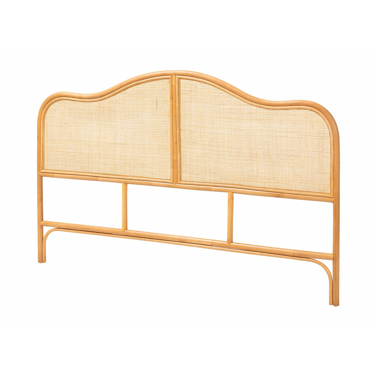 Bali & Pari Adelita Rattan Arched Headboard