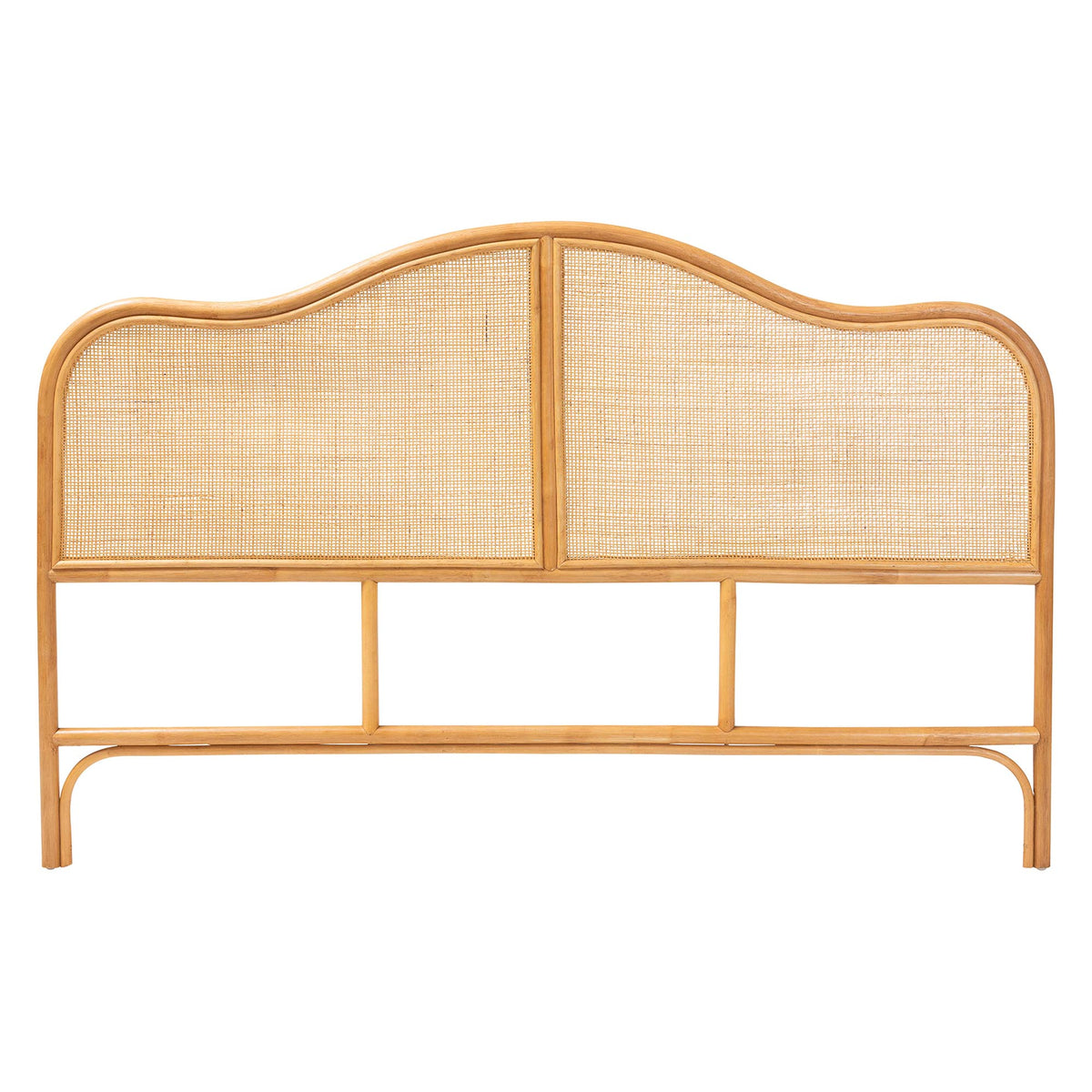 Bali & Pari Adelita Rattan Arched Headboard