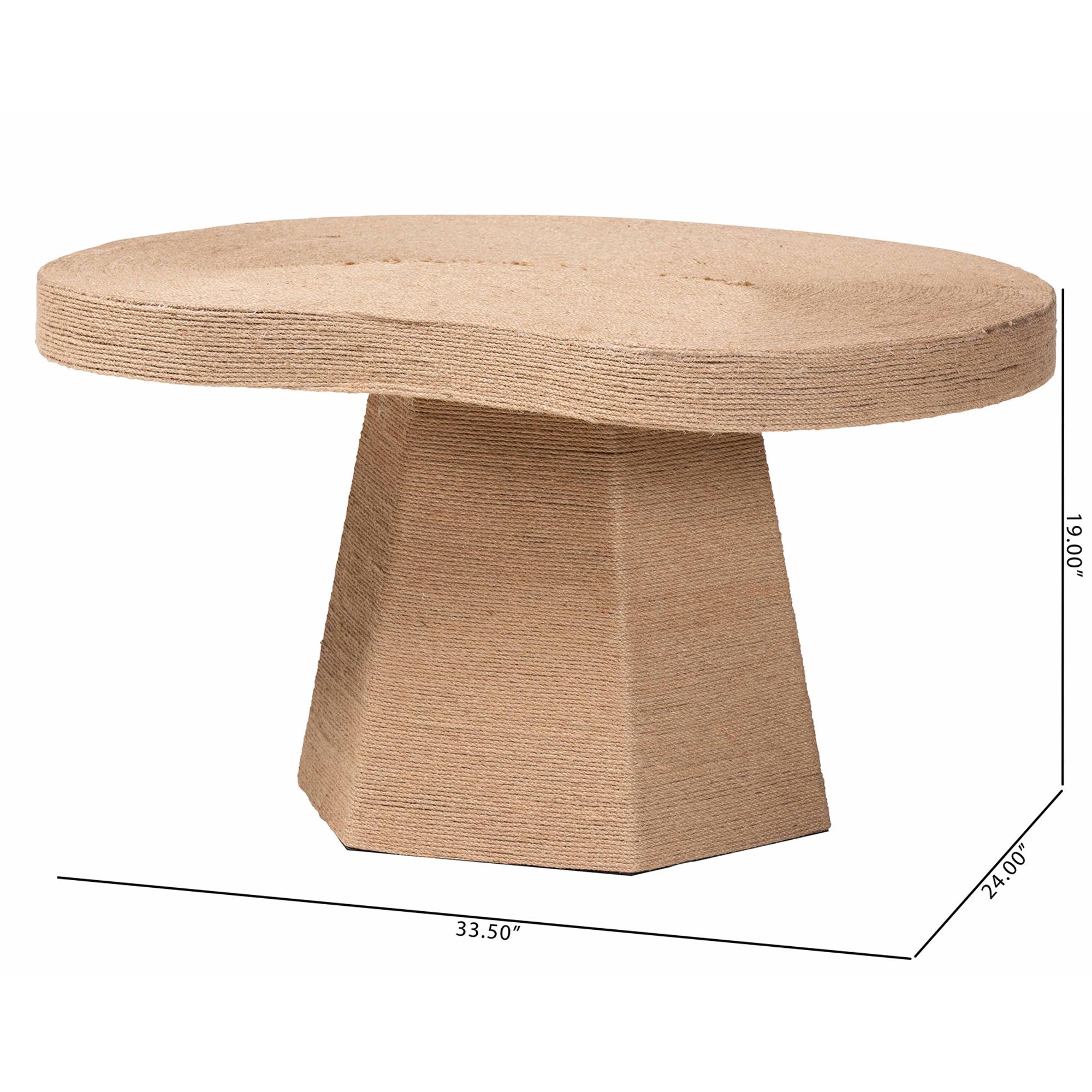 Bali & Pari Lenka Jute Coffee Table