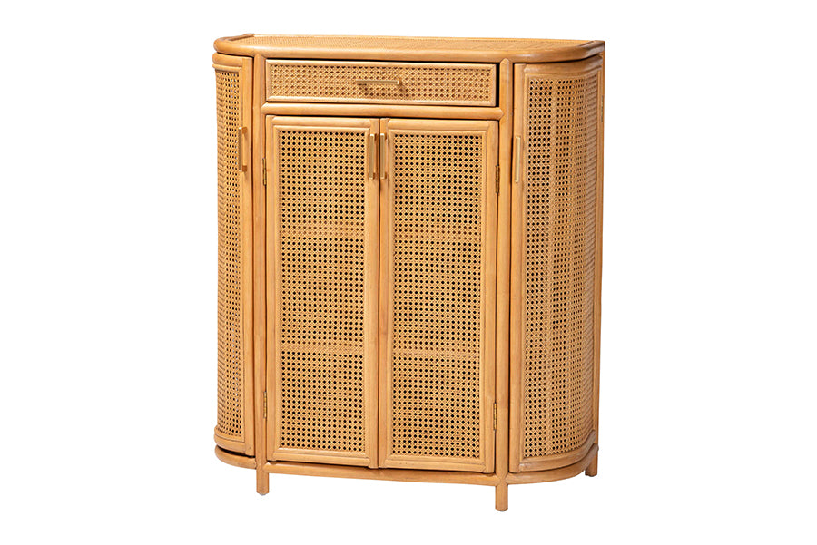 Bali & Pari McKenna Rattan Storage 1-Drawer Cabinet