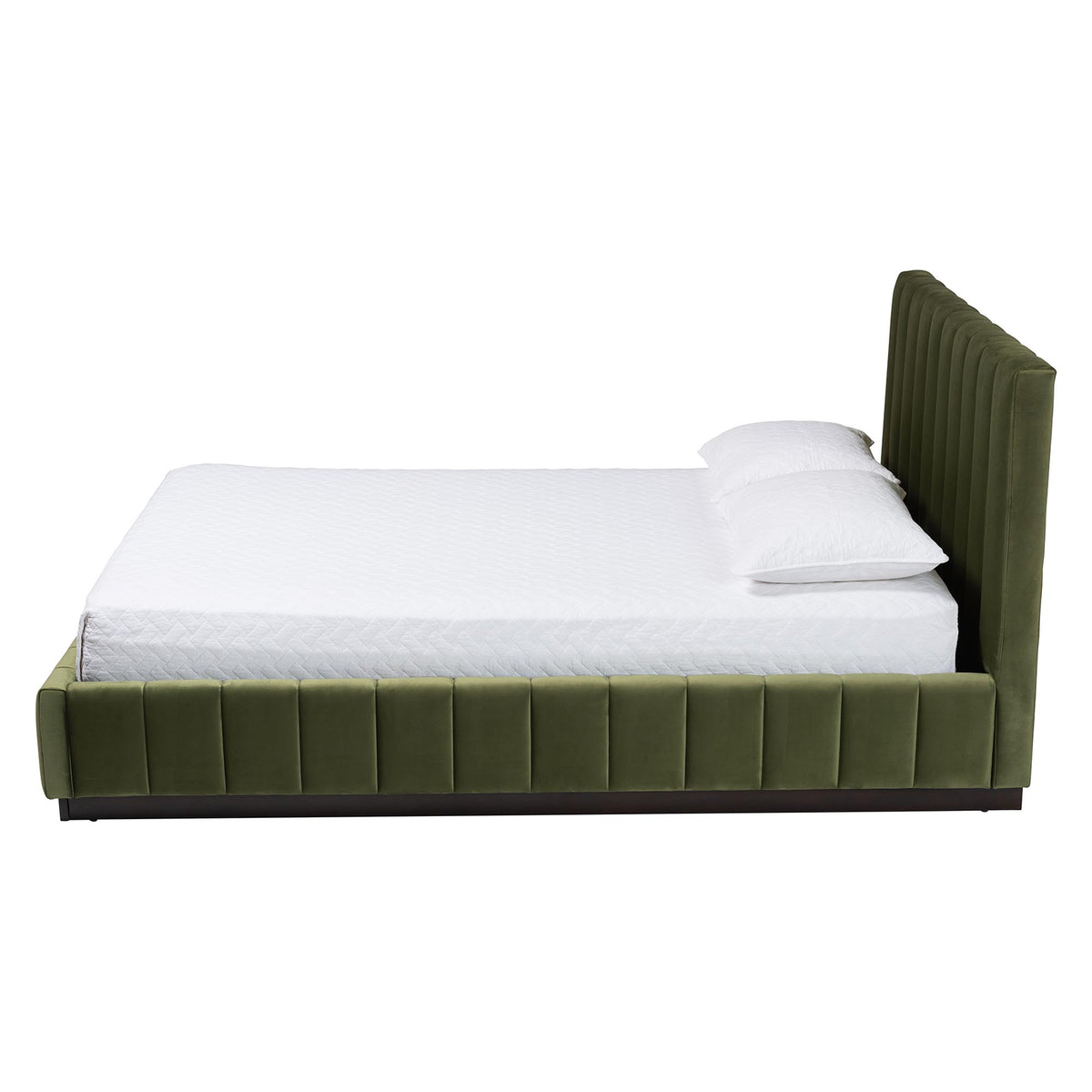 Granger Velvet Upholstered Platform Bed