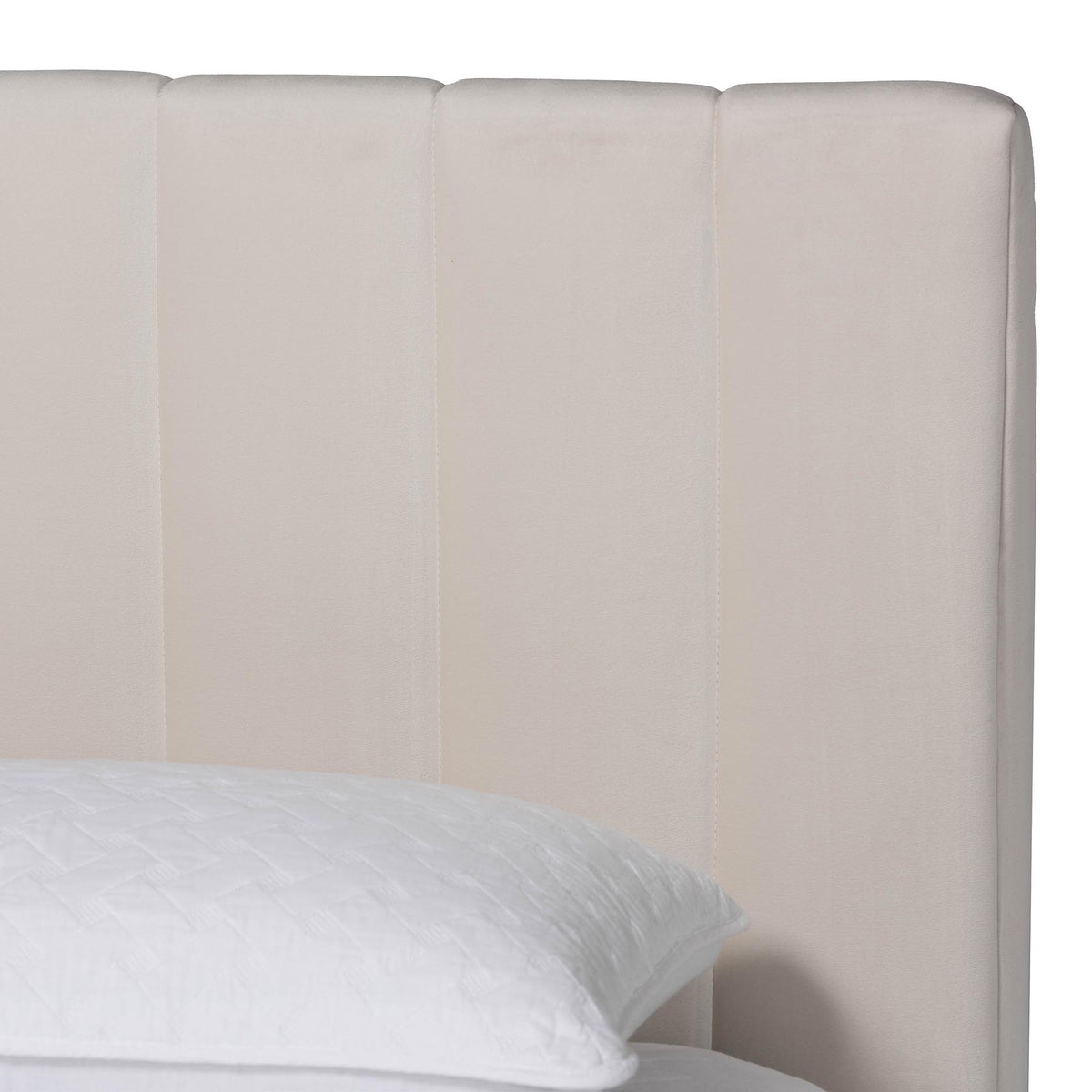 Granger Velvet Upholstered Platform Bed