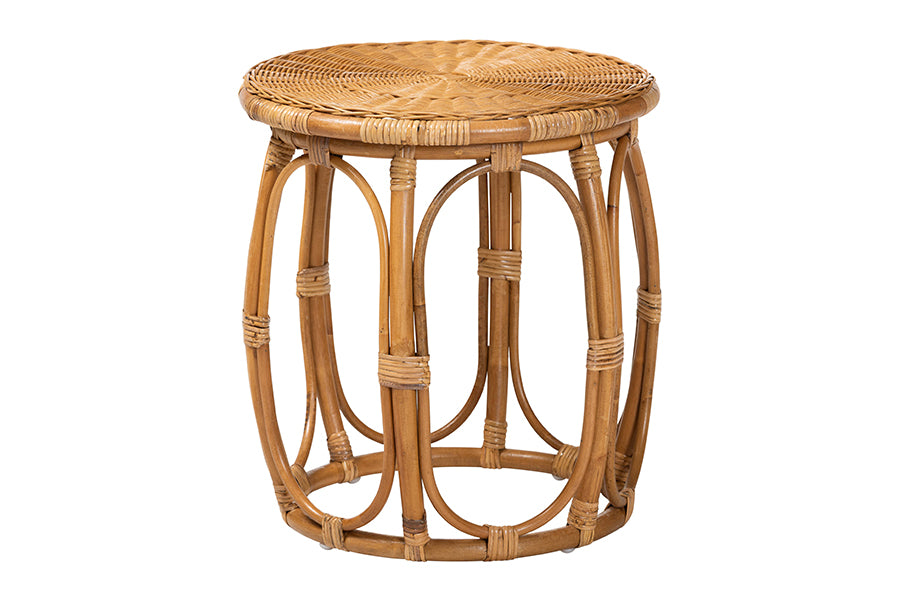 Bali & Pari Jayana Rattan Round End Table