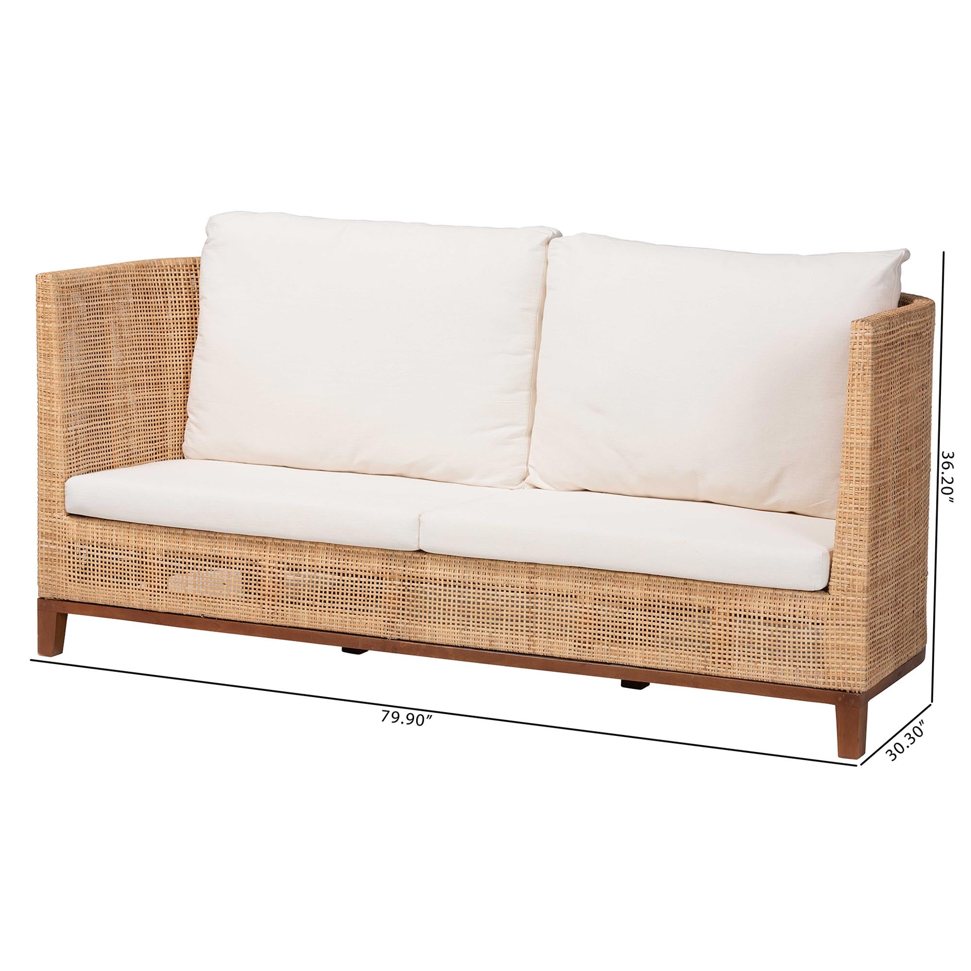 Bali & Pari Edda Rattan Sofa