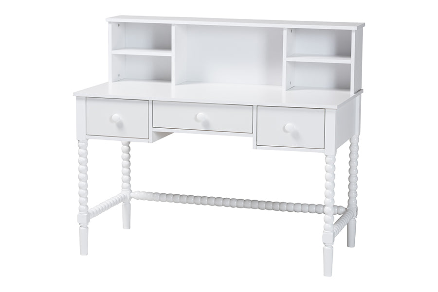 Archwood Writing Desk 3-Drawer Wood Desk