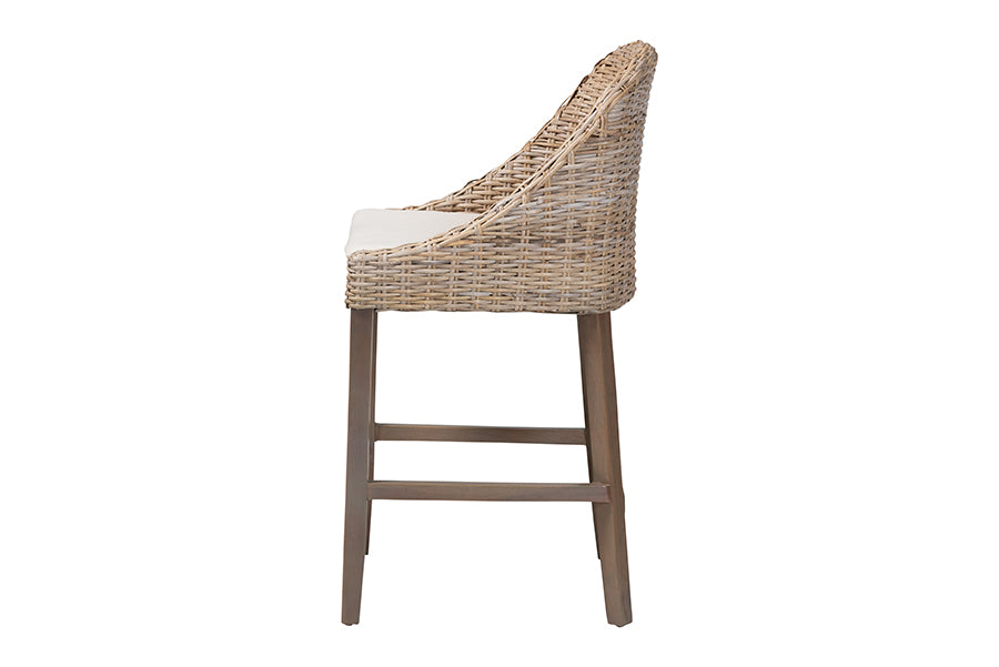 Bali & Pari Lara Kubu Rattan Counter Stool