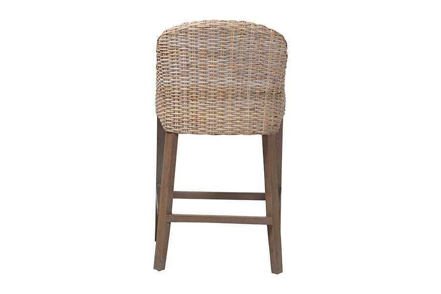 Bali & Pari Lara Kubu Rattan Counter Stool