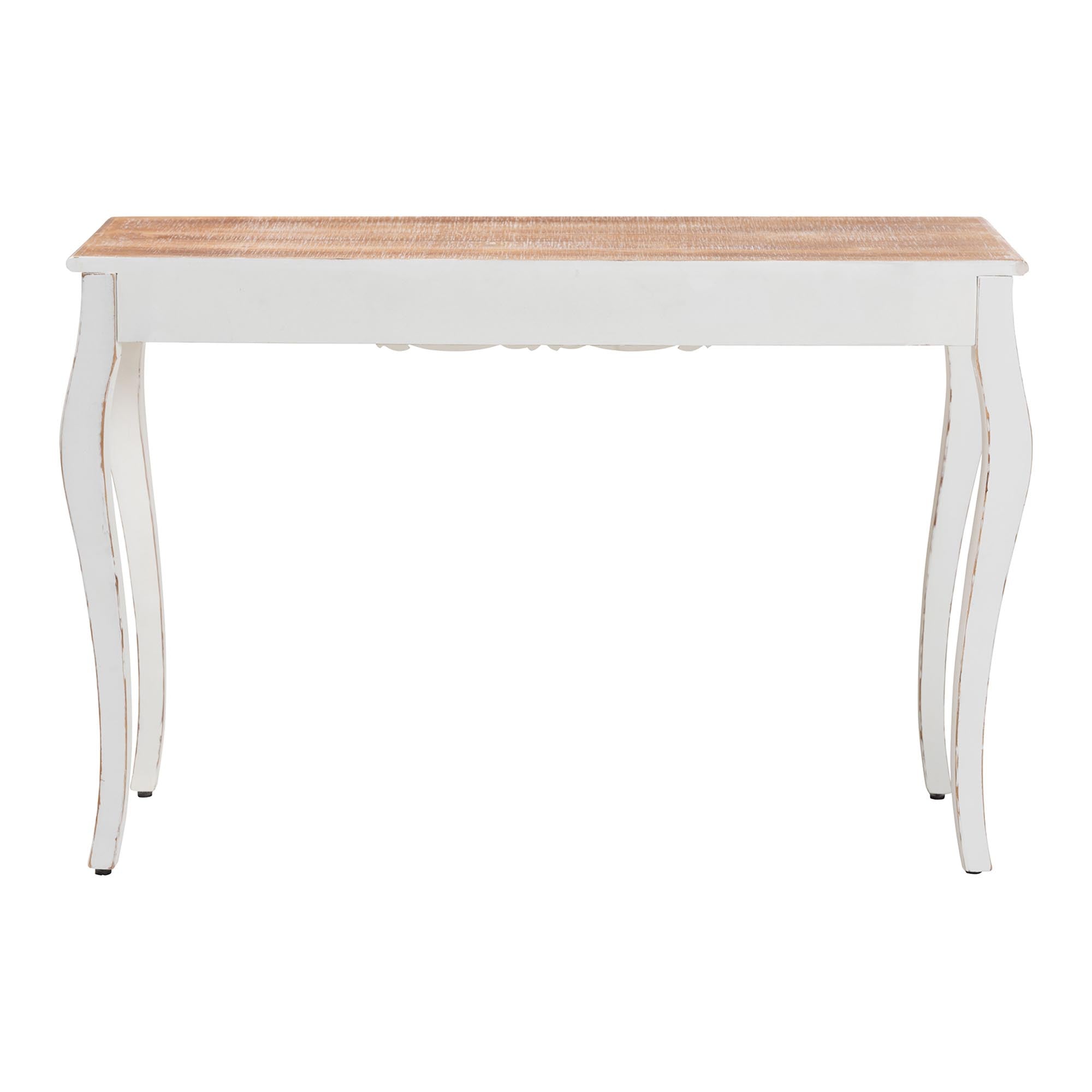 Riquin Distressed Wood Console Table