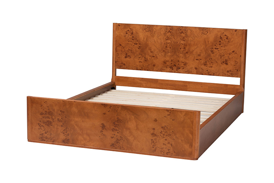 Bali & Pari Fuentes Real Burl Wood Bed