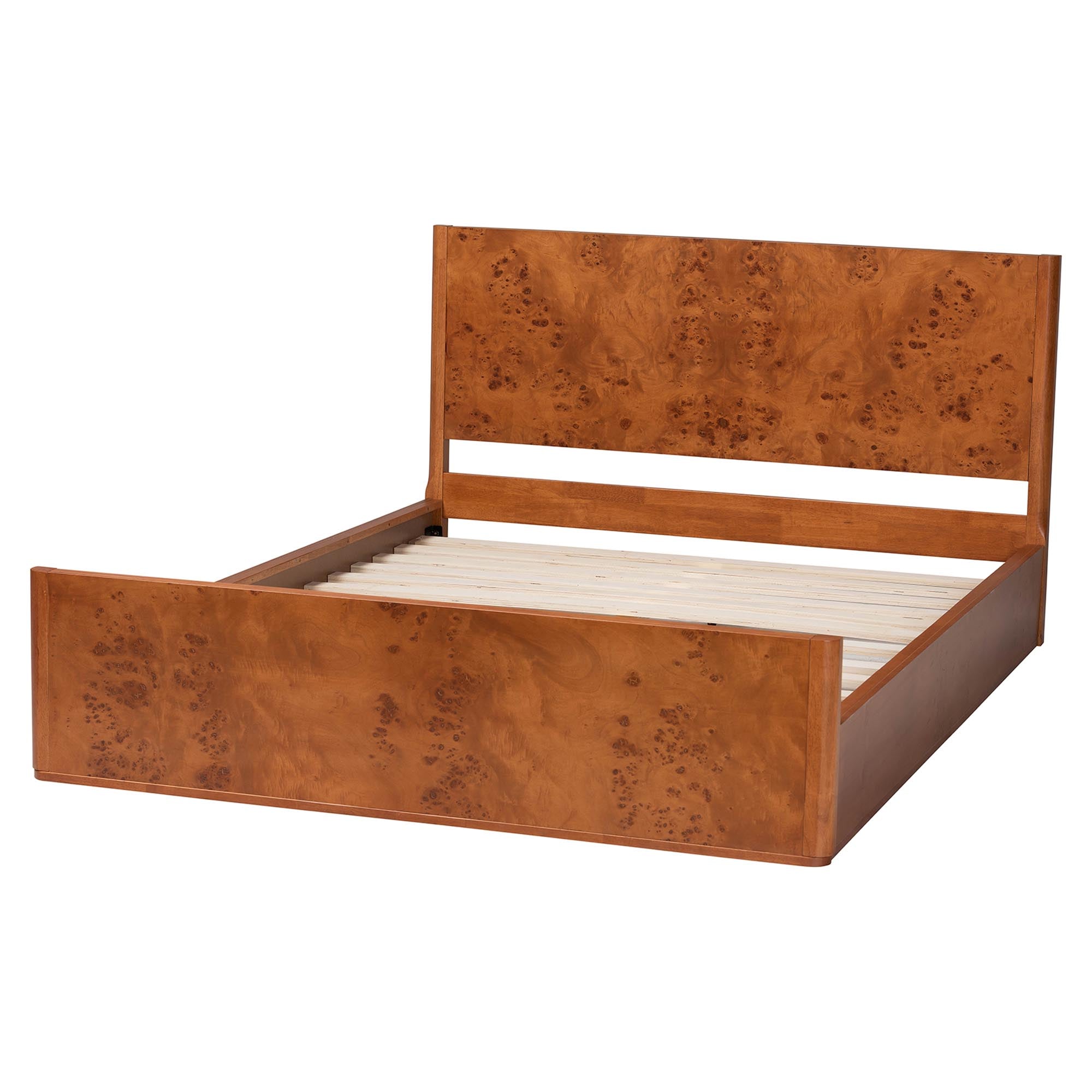 Bali & Pari Fuentes Real Burl Wood Bed