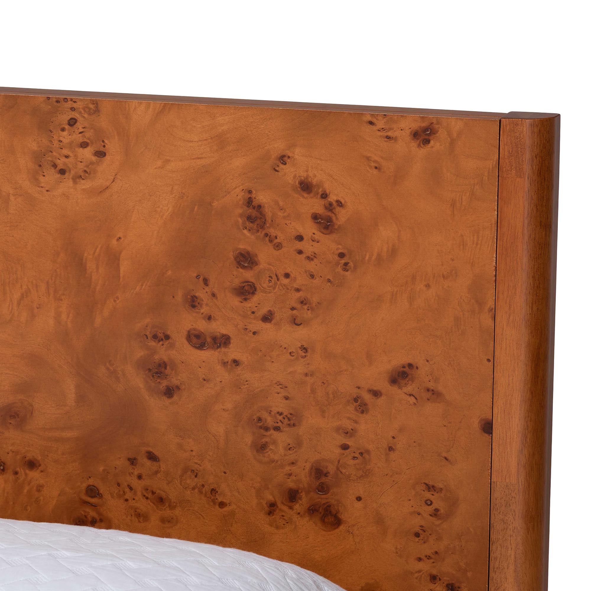 Bali & Pari Fuentes Real Burl Wood Bed