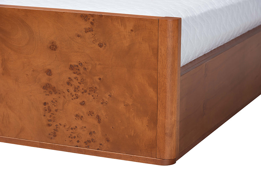 Bali & Pari Fuentes Real Burl Wood Bed