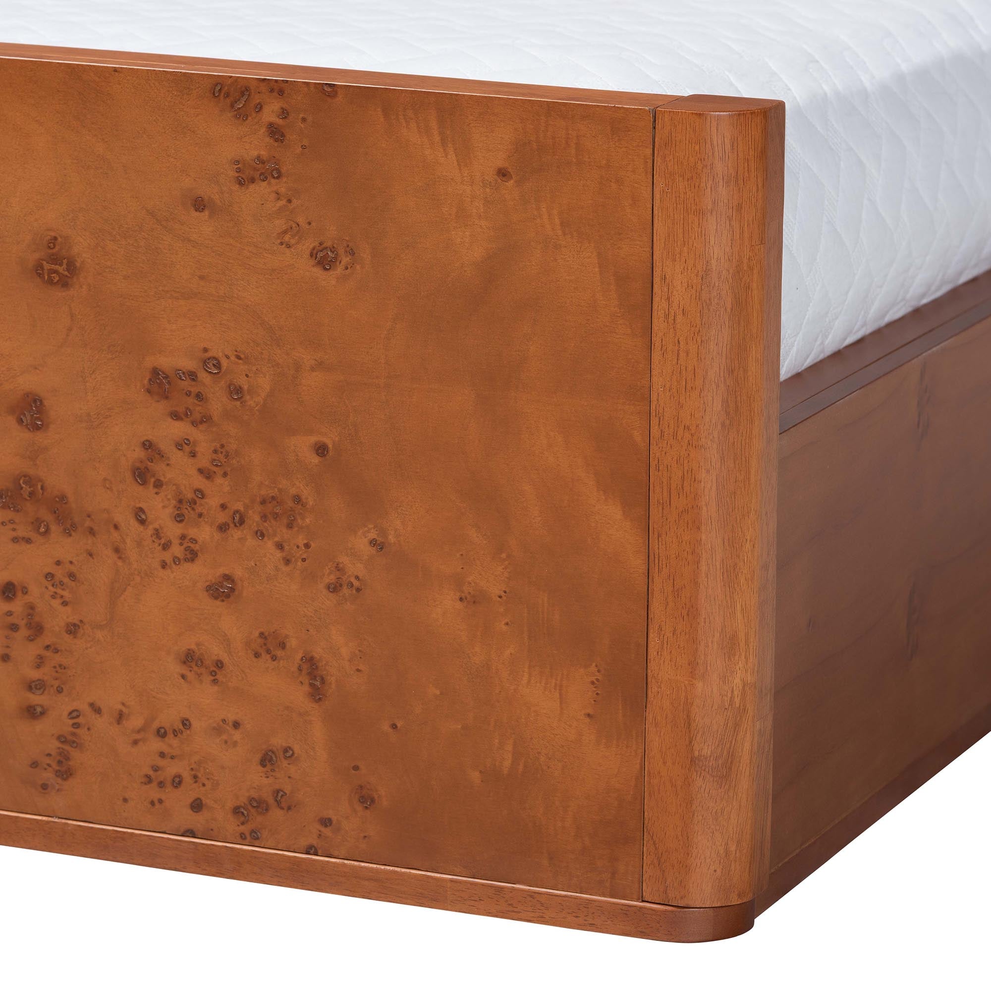 Bali & Pari Fuentes Real Burl Wood Bed