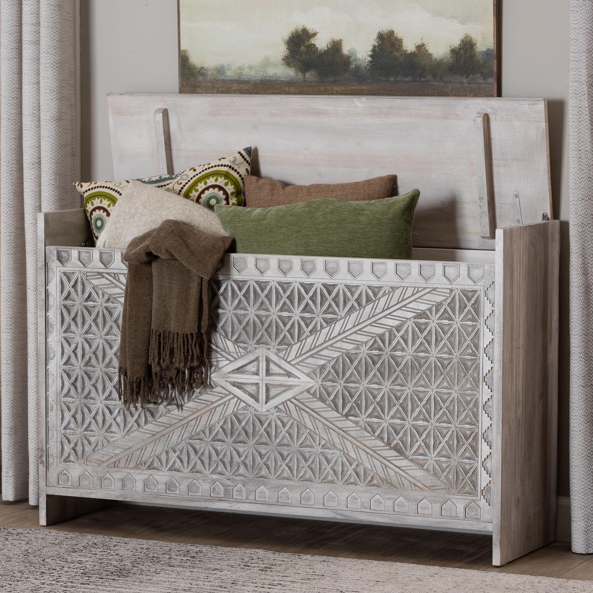 Bali & Pari Amado Wood Storage Trunk