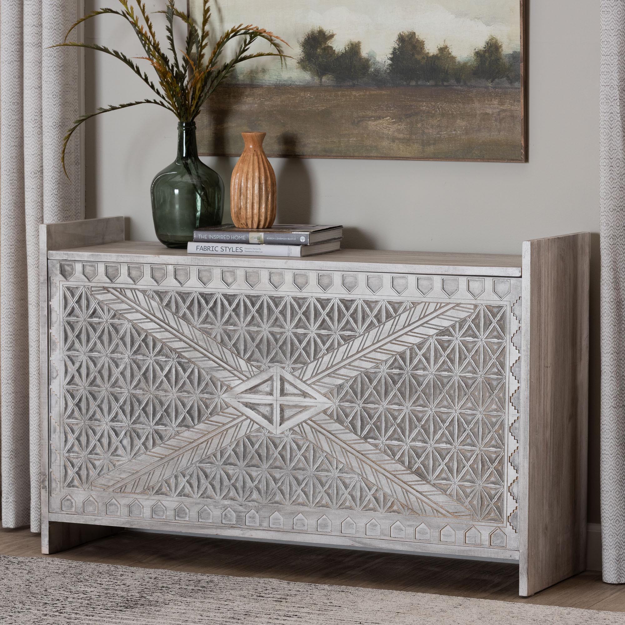 Bali & Pari Amado Wood Storage Trunk
