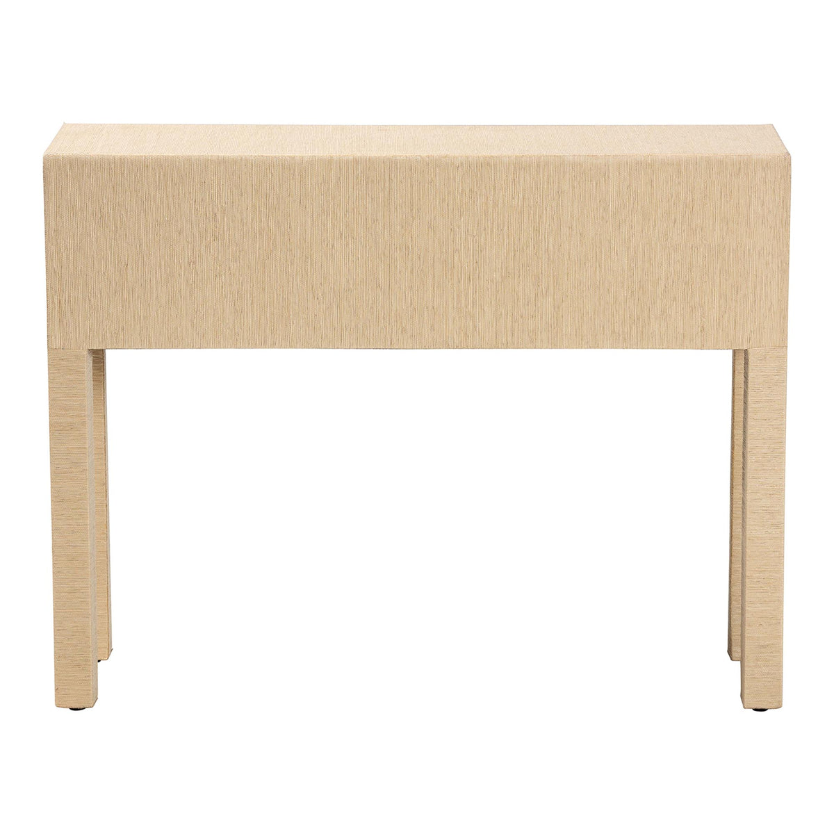 Bali & Pari Noah Grasscloth 2-Drawer Console Table