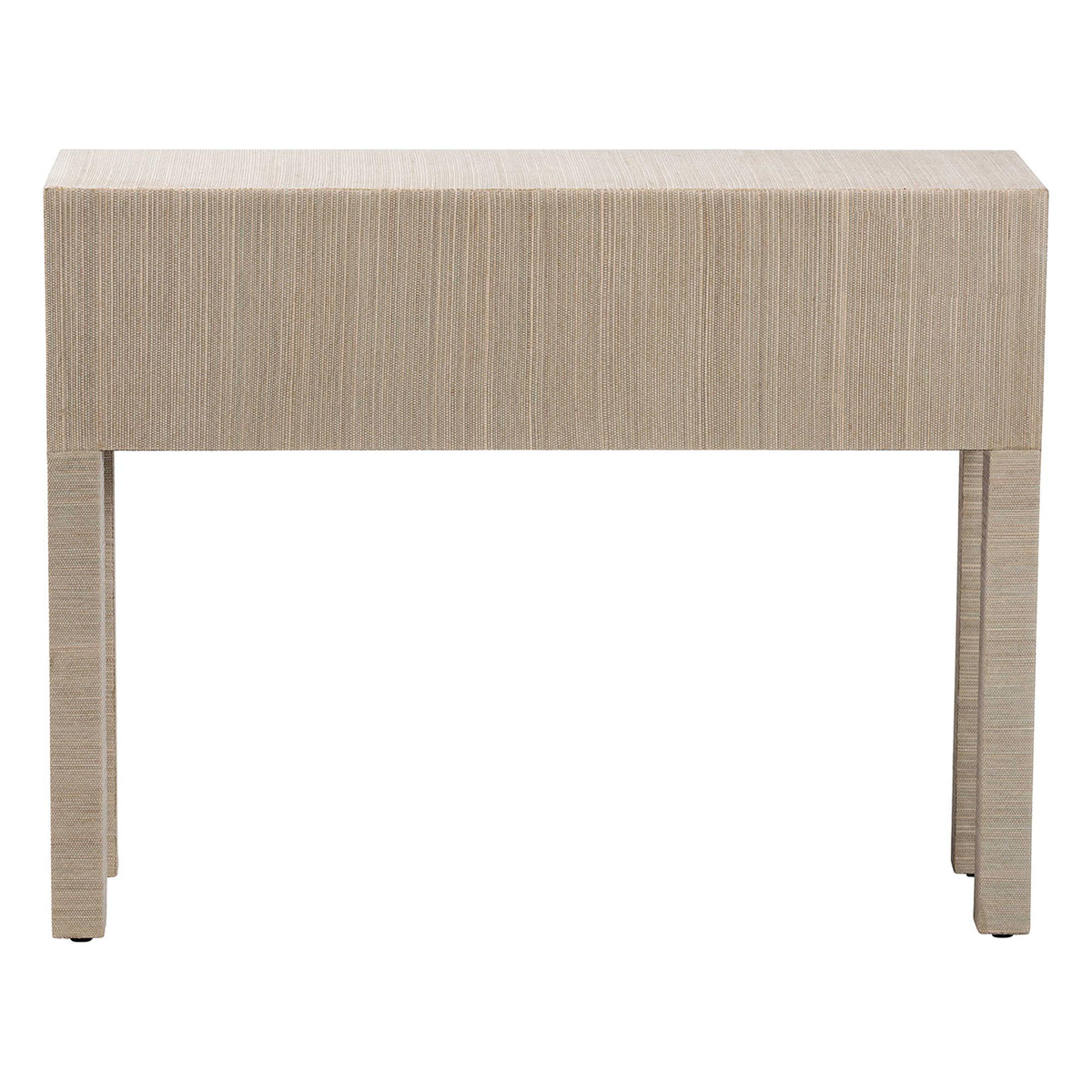 Bali & Pari Noah Grasscloth 2-Drawer Console Table