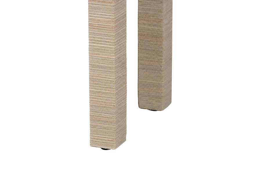 Bali & Pari Noah Grasscloth 2-Drawer Console Table