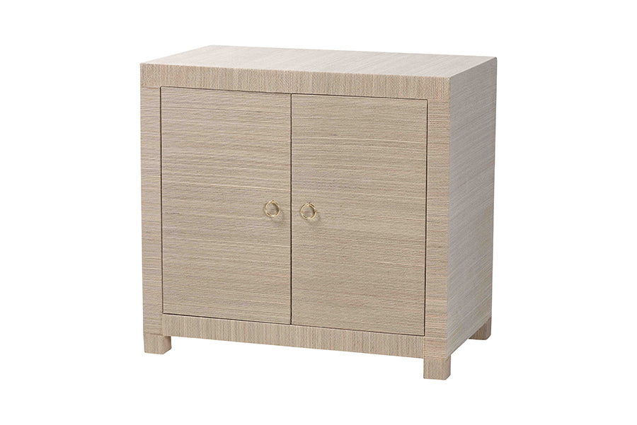 Bali & Pari Halen Grasscloth Storage Cabinet