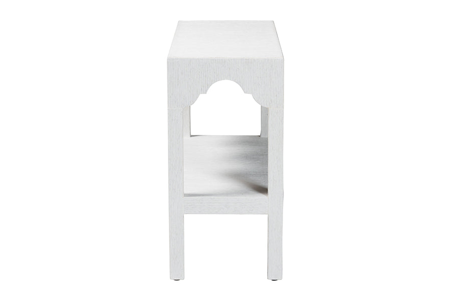 Bali & Pari Nolan Grasscloth Console Table