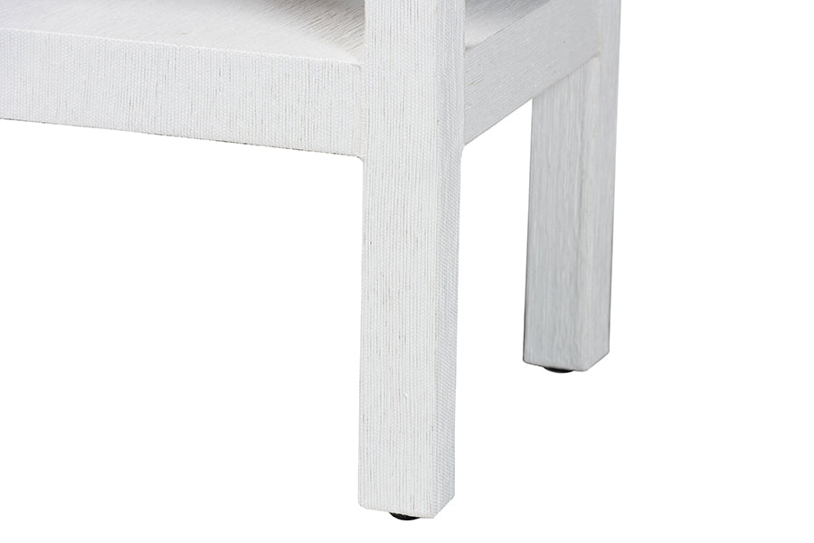 Bali & Pari Nolan Grasscloth Console Table