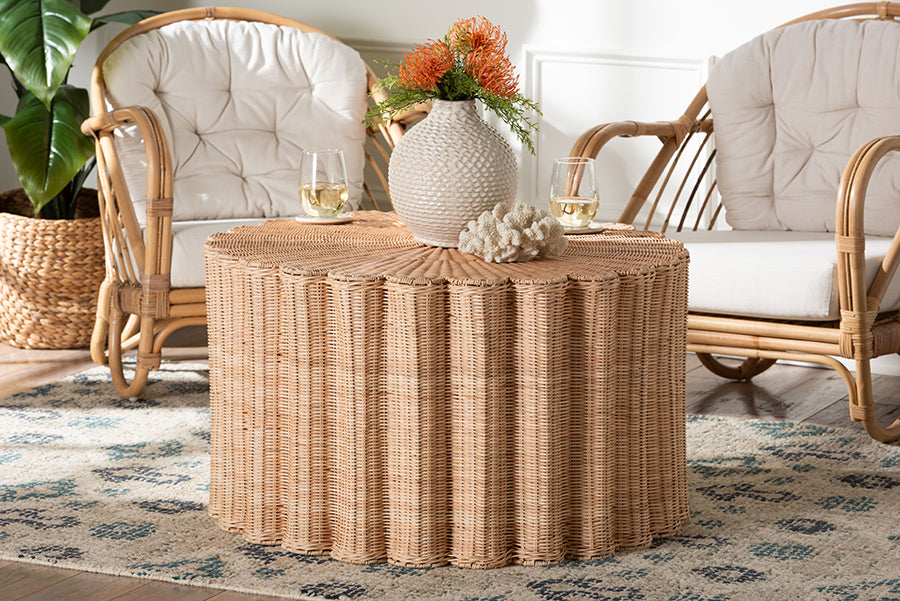 Bali & Pari Kensley Rattan Coffee Table