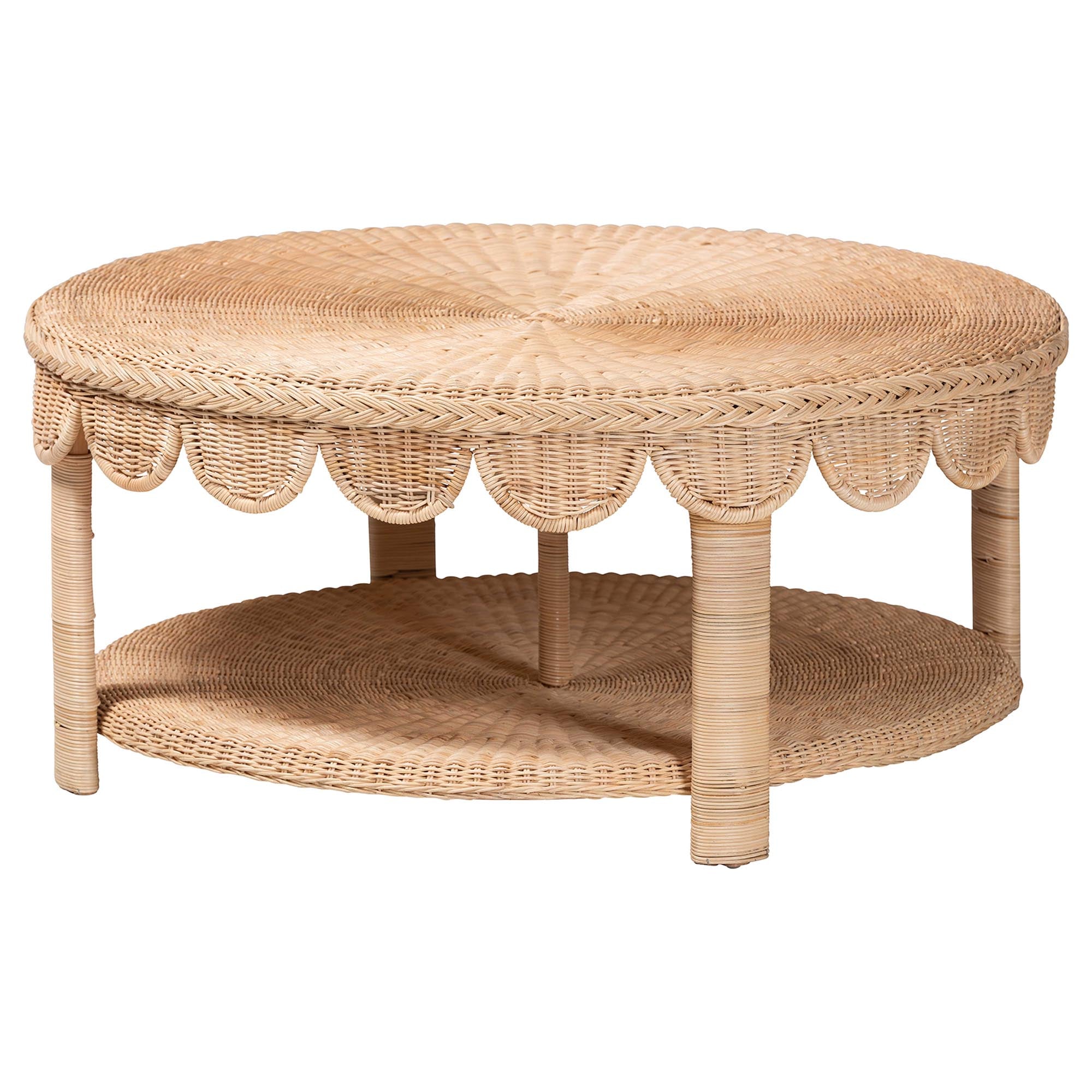 Bali & Pari Latoya Rattan Coffee Table