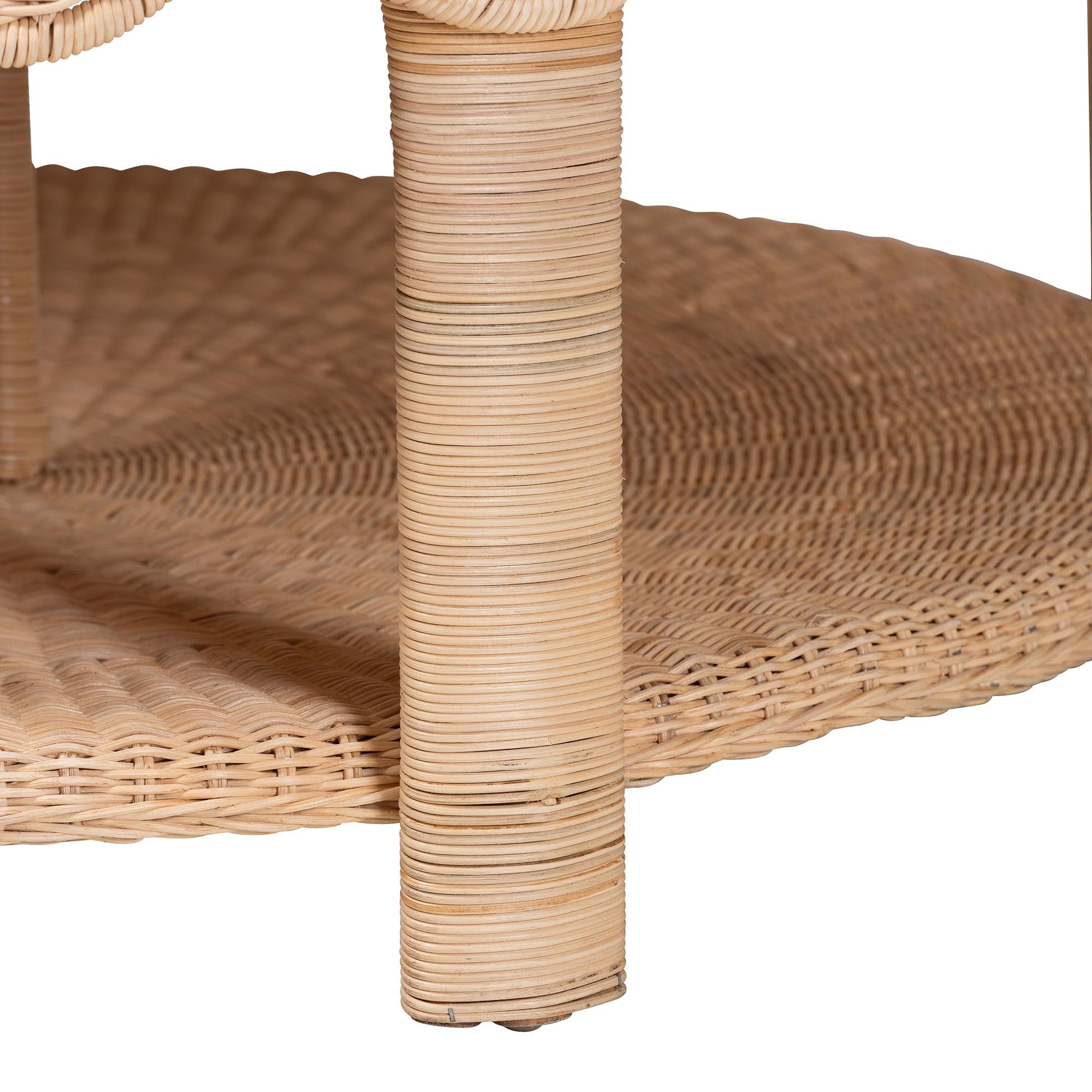 Bali & Pari Latoya Rattan Coffee Table