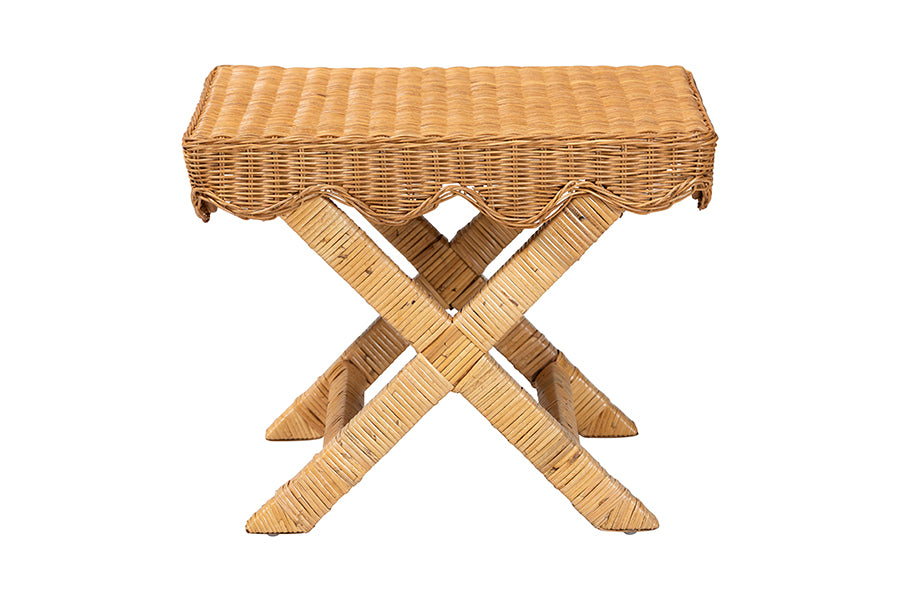 Bali & Pari Modesta Rattan Accent Bench