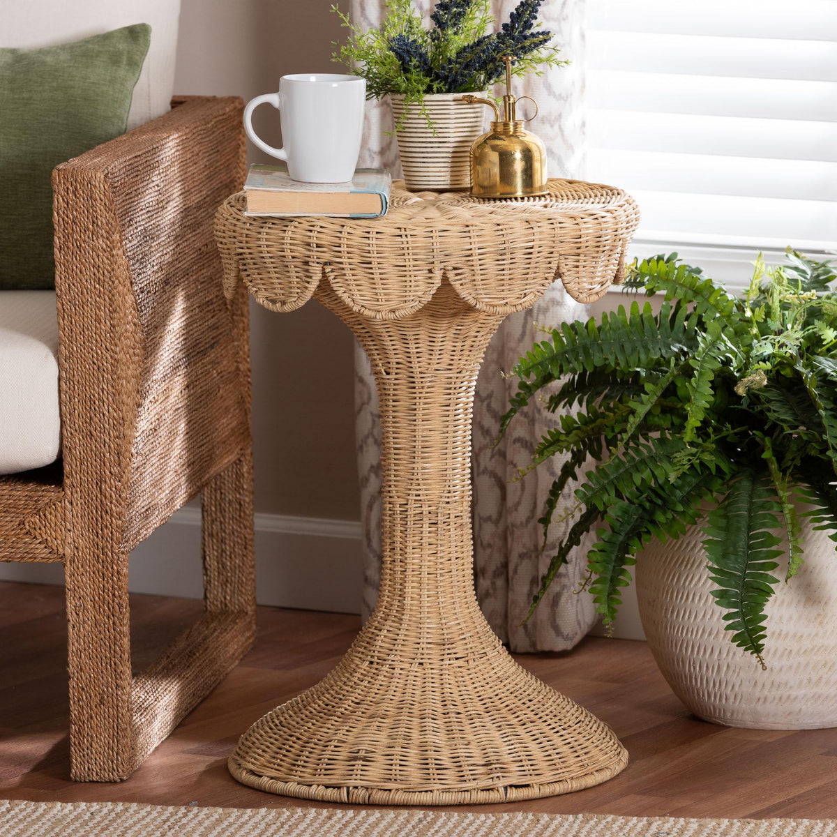 Bali & Pari Natala Rattan End Table