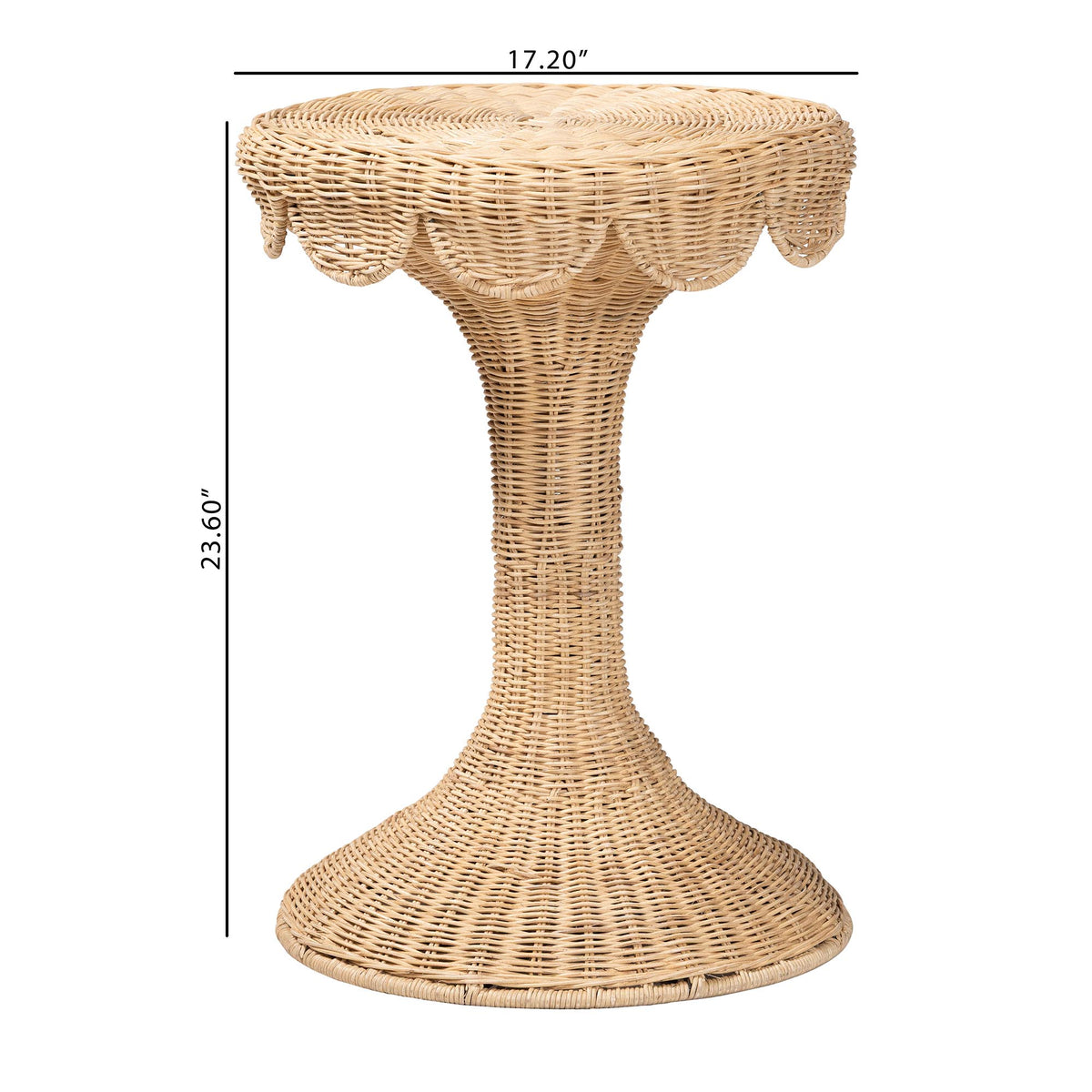 Bali & Pari Natala Rattan End Table