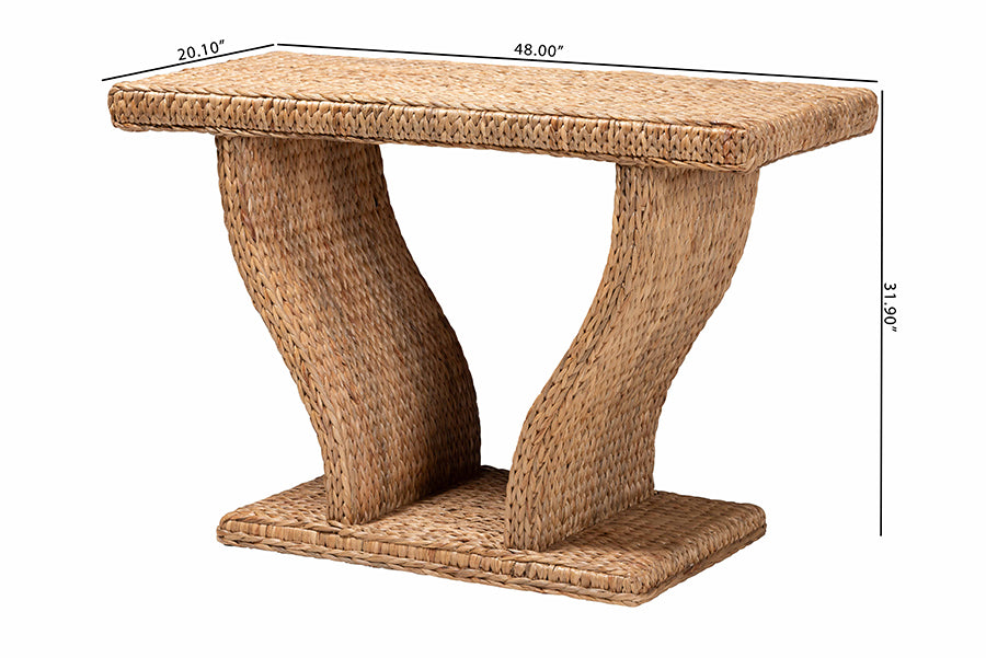 Bali & Pari Alyssa Seagrass Console Table