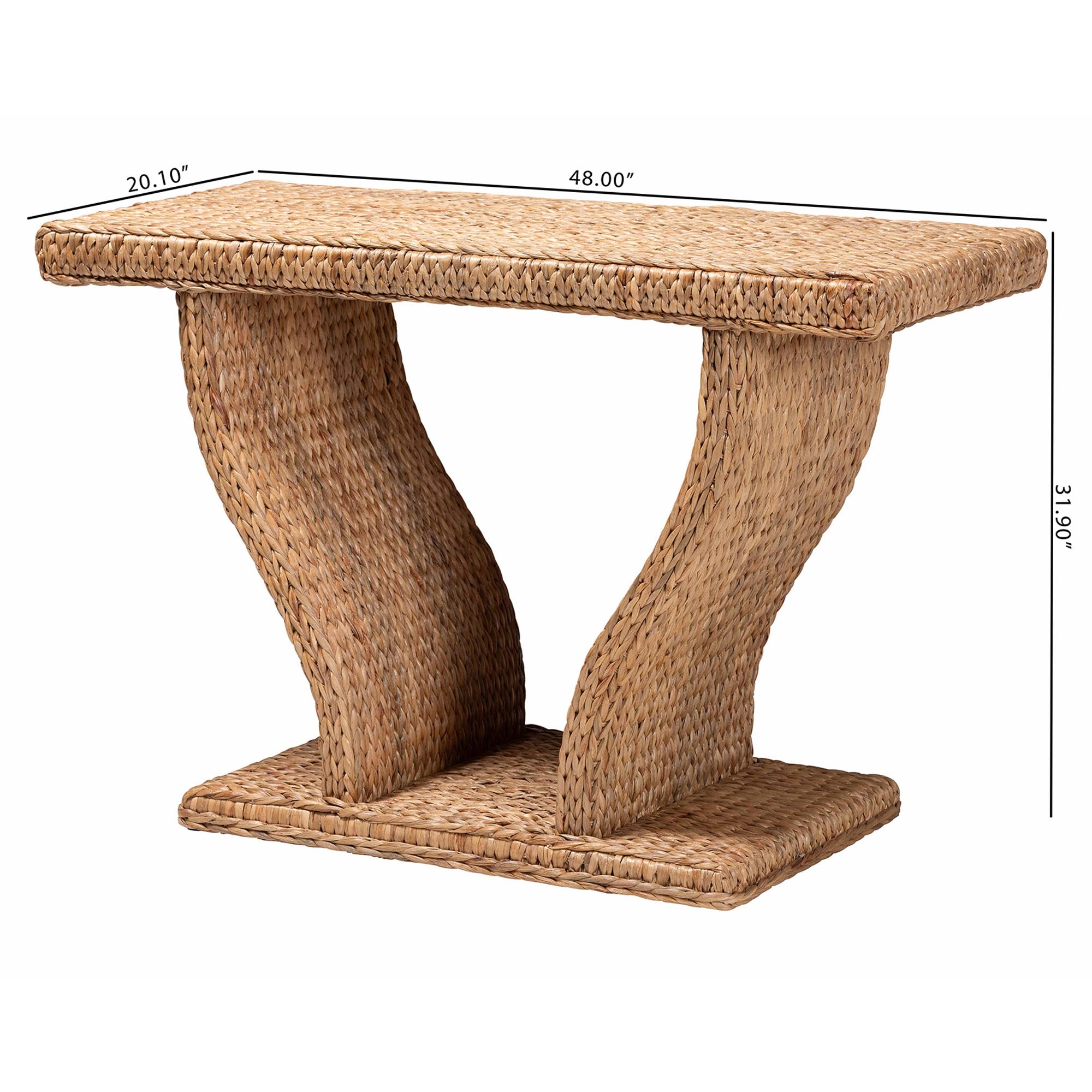 Bali & Pari Alyssa Seagrass Console Table