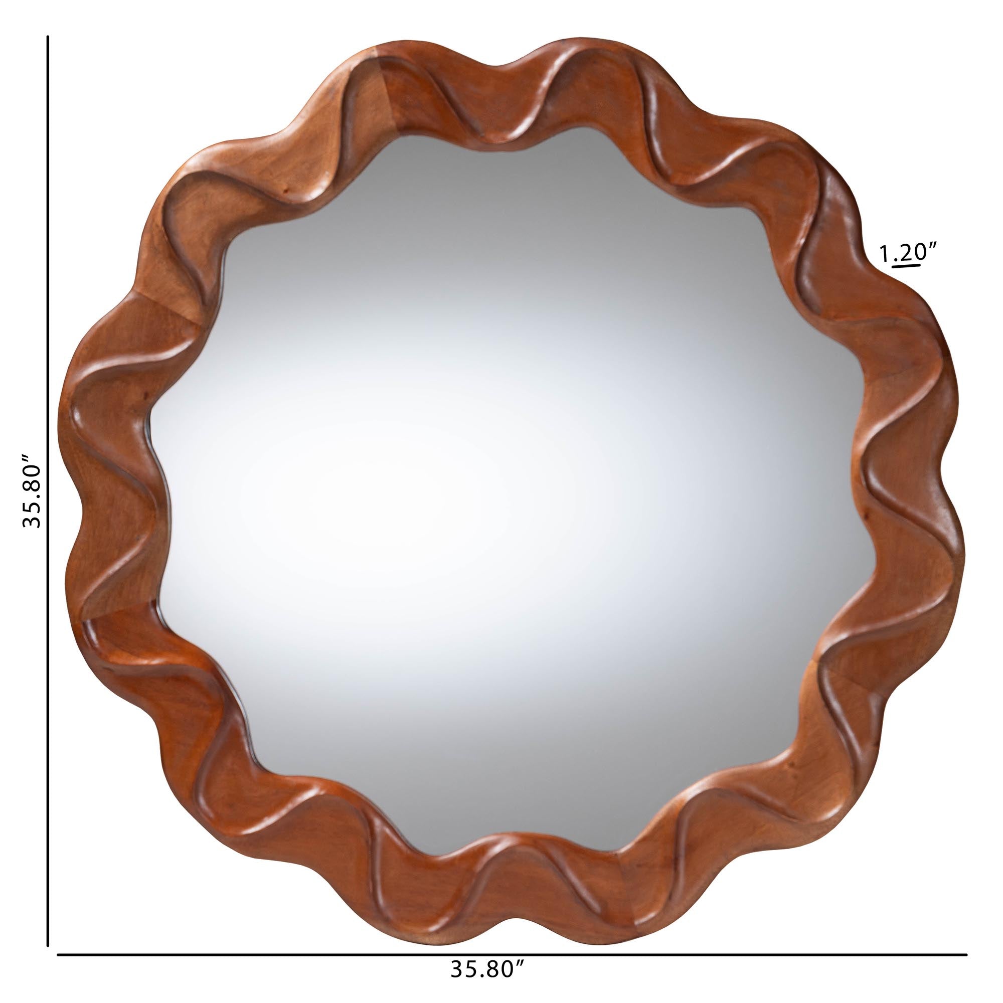 Bali & Pari Bahati Round Wall Mirror