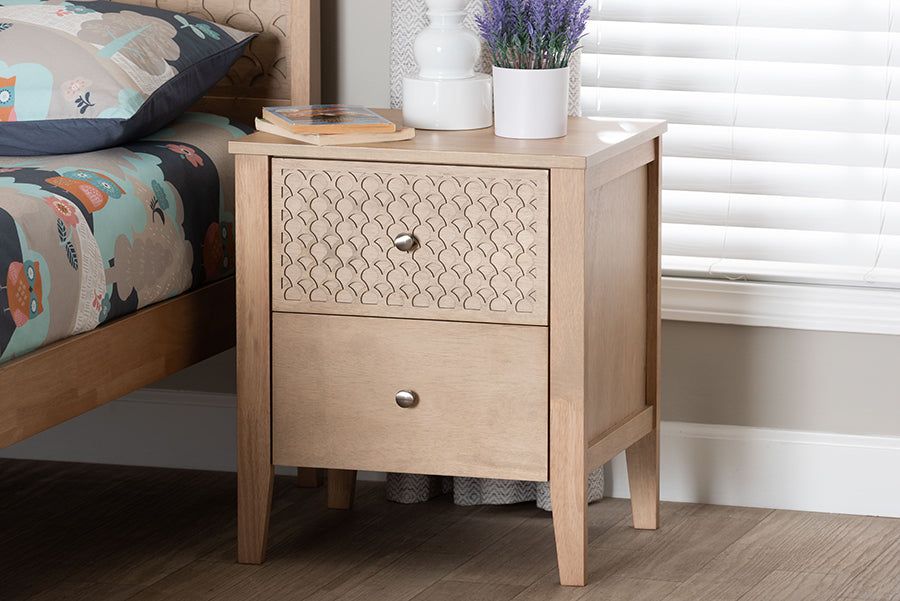 Lara 2-Drawer Nightstand