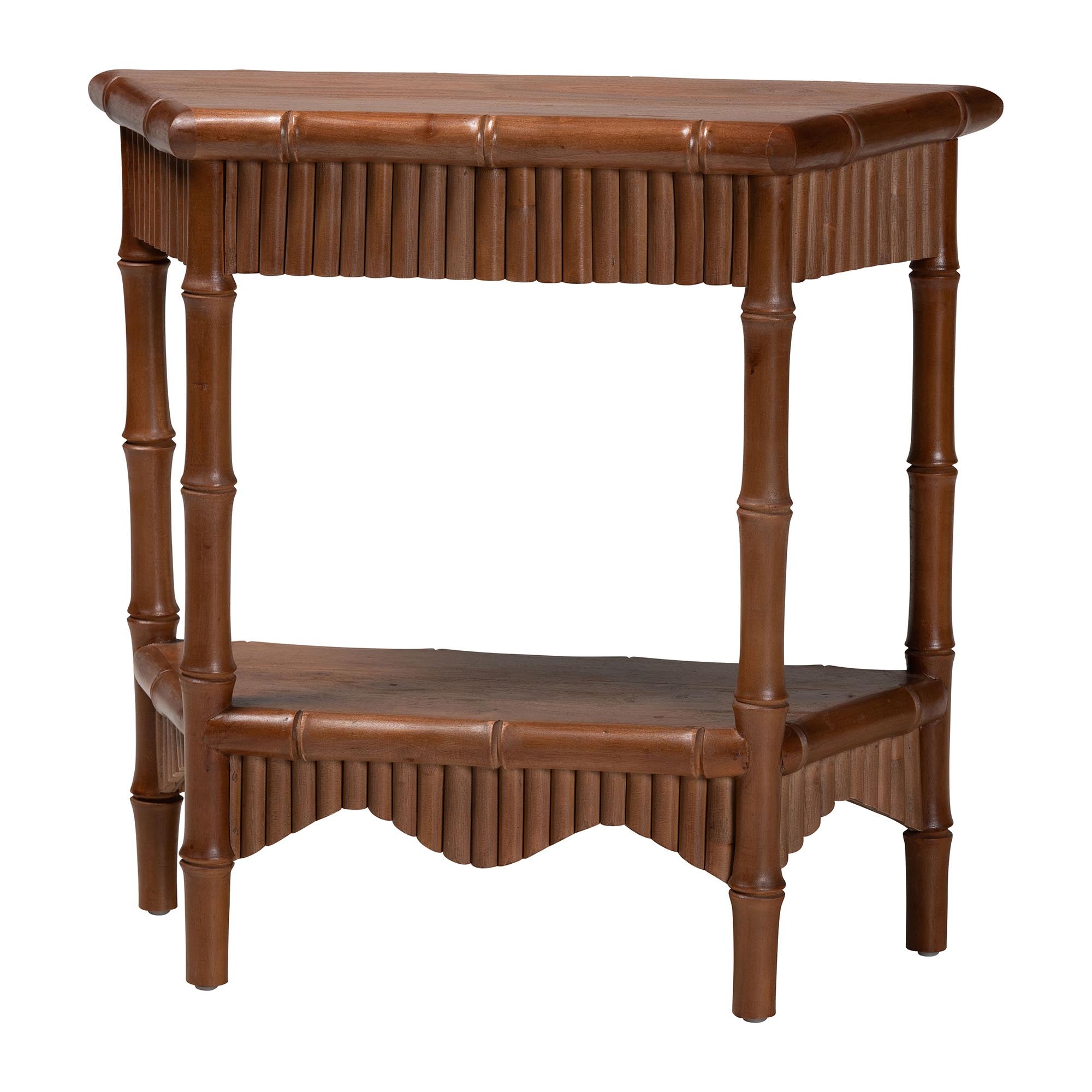 Bali & Pari Alessa Mahogany Wood Console Table