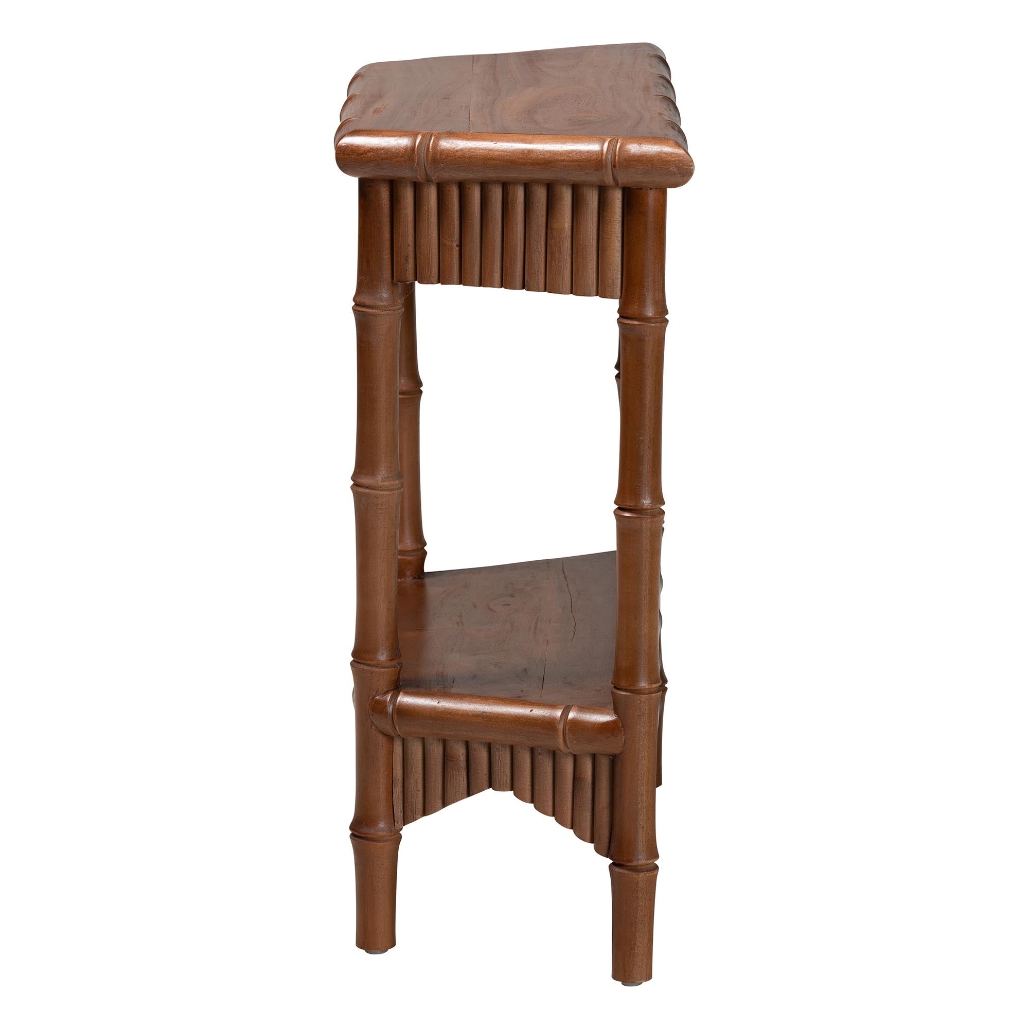Bali & Pari Alessa Mahogany Wood Console Table