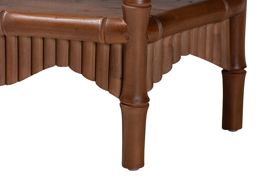 Bali & Pari Alessa Mahogany Wood Console Table