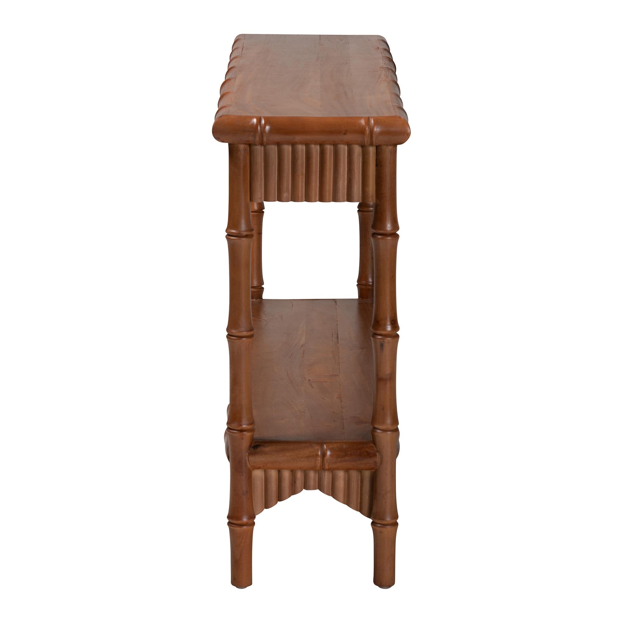 Bali & Pari Alessa Mahogany Wood Console Table