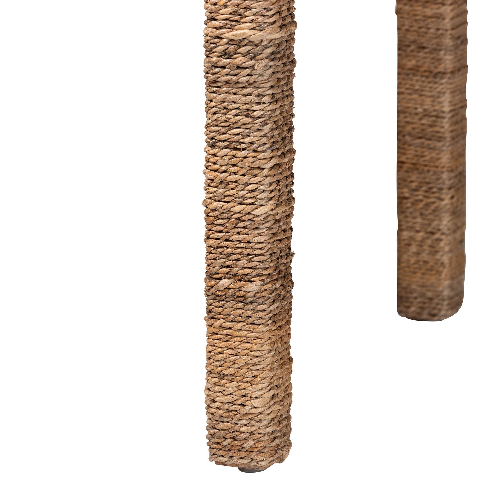 Bali & Pari Fiona Handwoven Seagrass Console Table