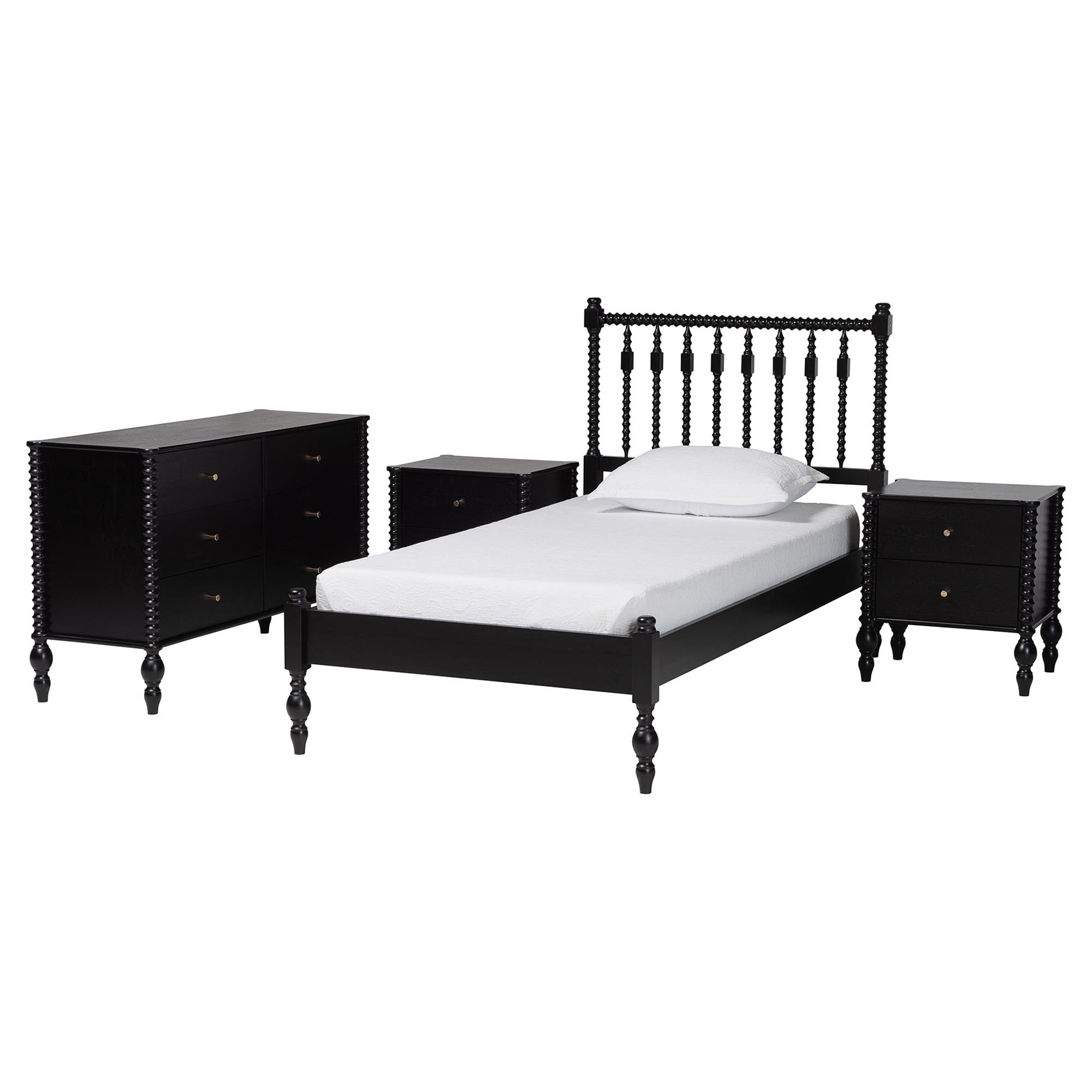Callison Spindle 4-Piece Bedroom Set