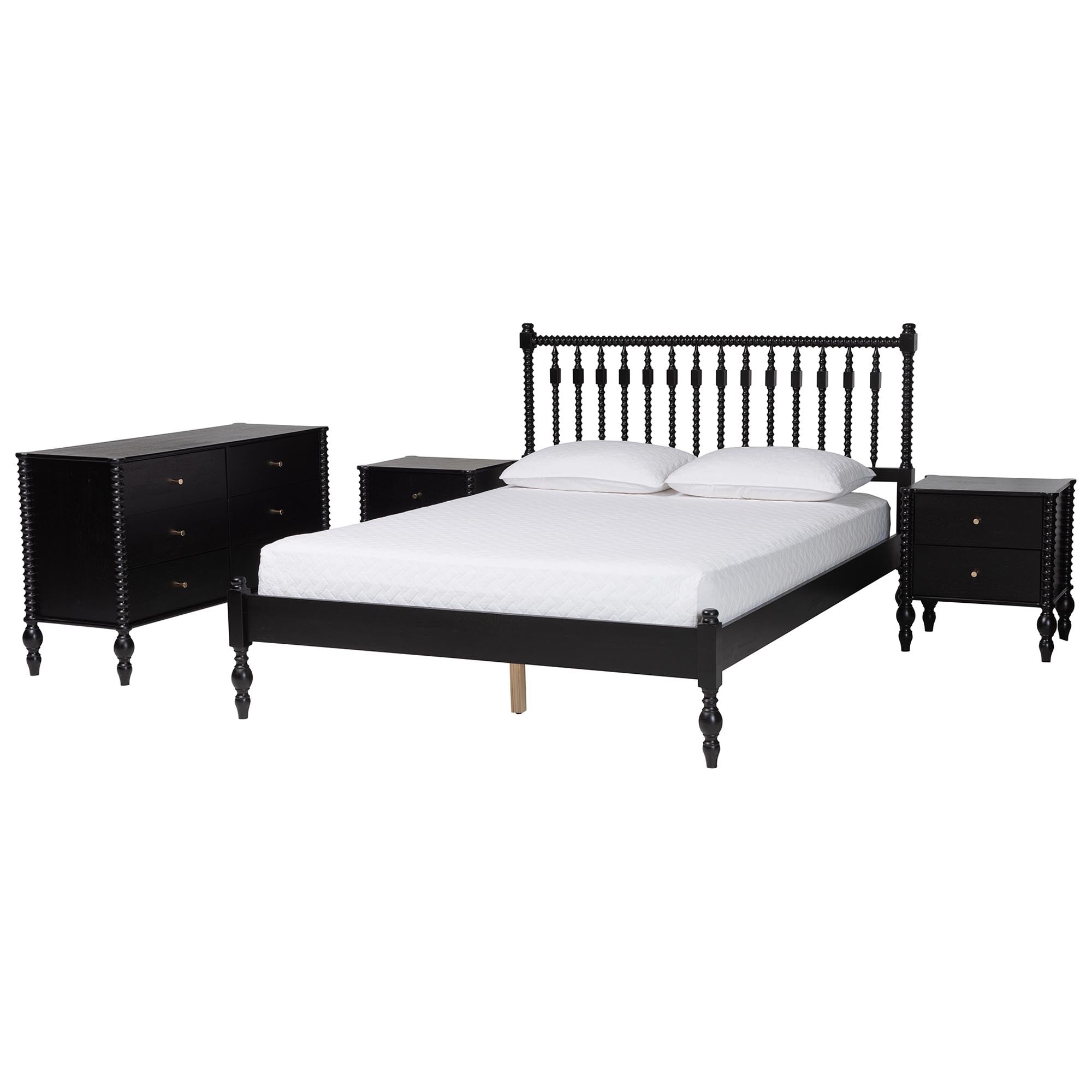 Callison Spindle 4-Piece Bedroom Set