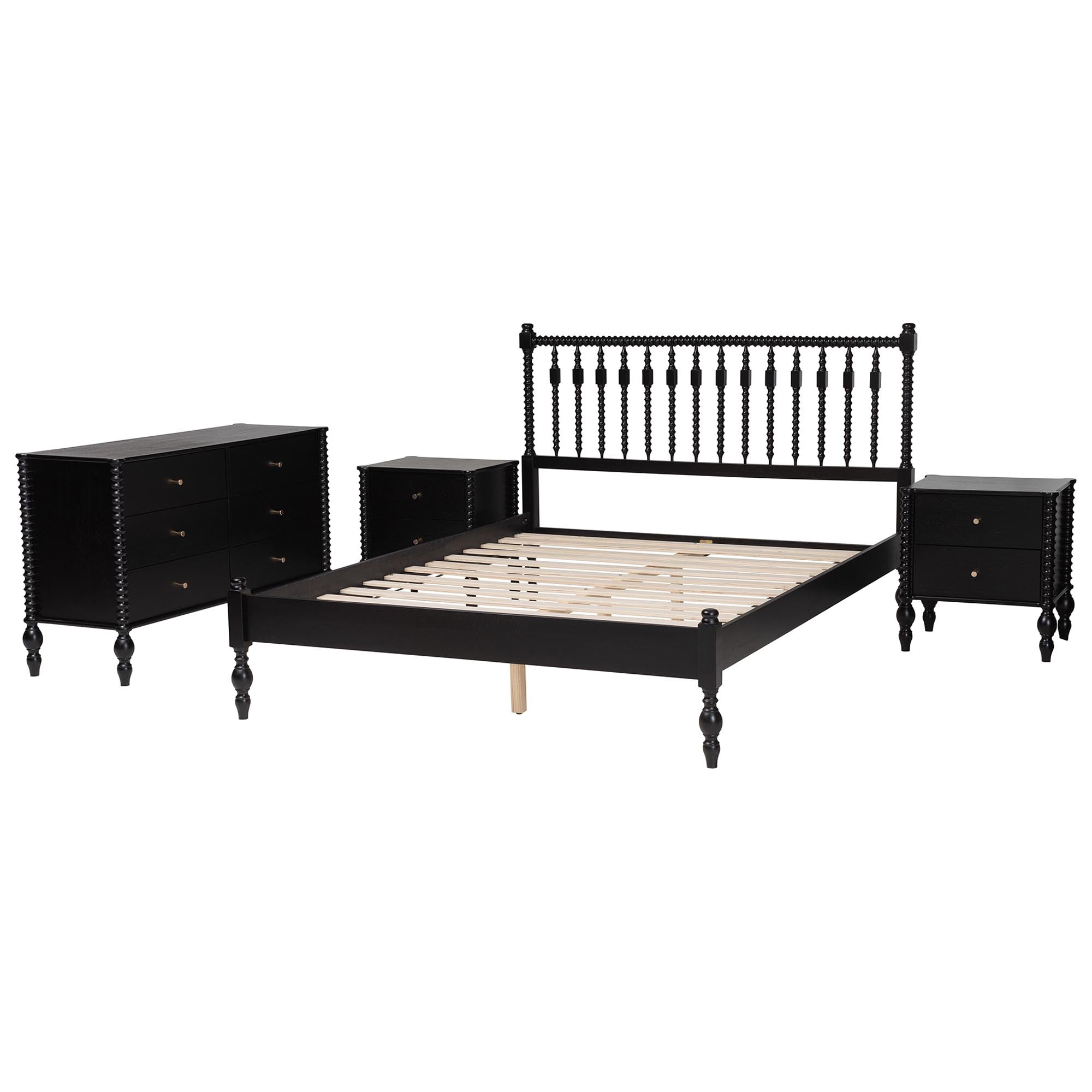 Callison Spindle 4-Piece Bedroom Set