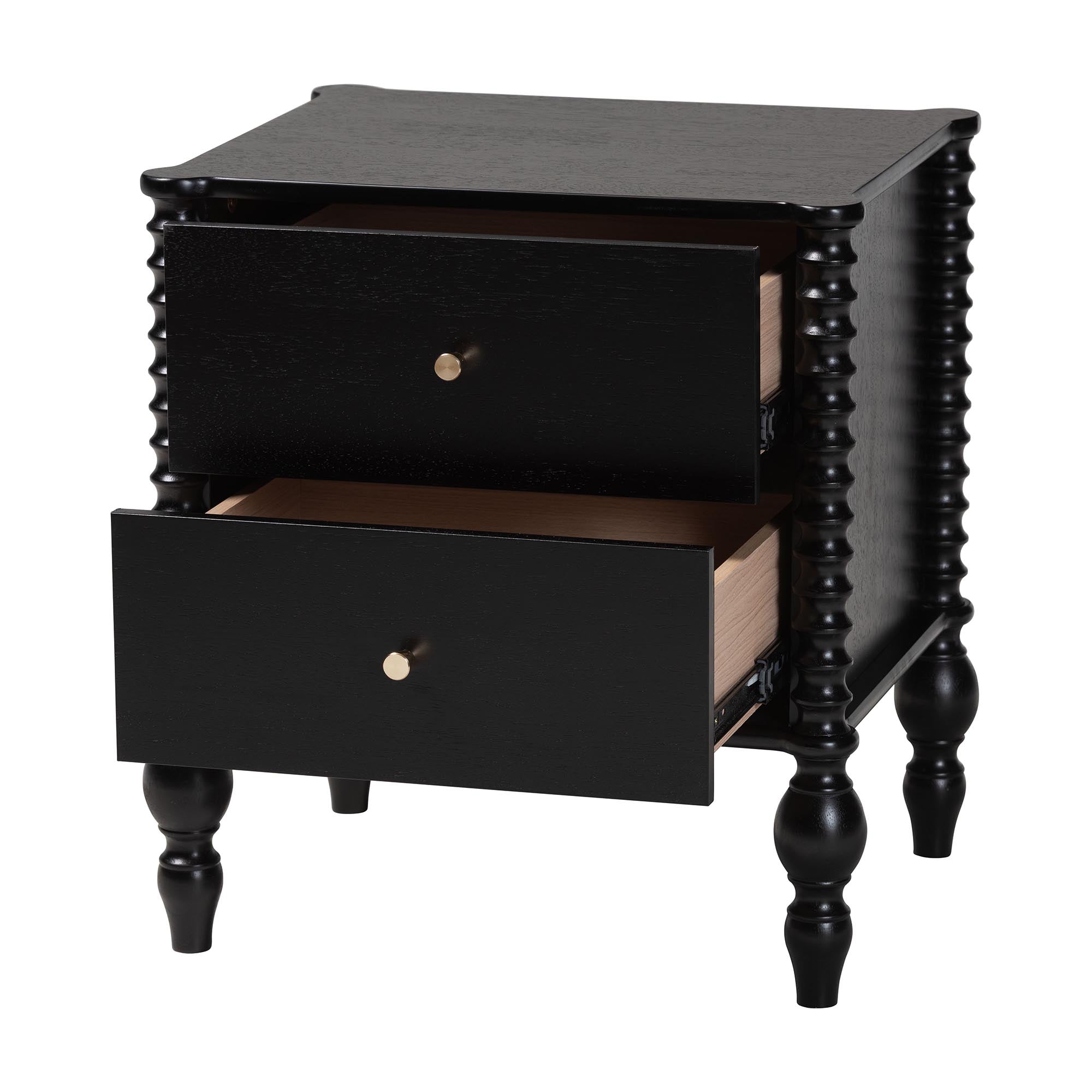 Callison Spindle 2-Drawer Nightstand