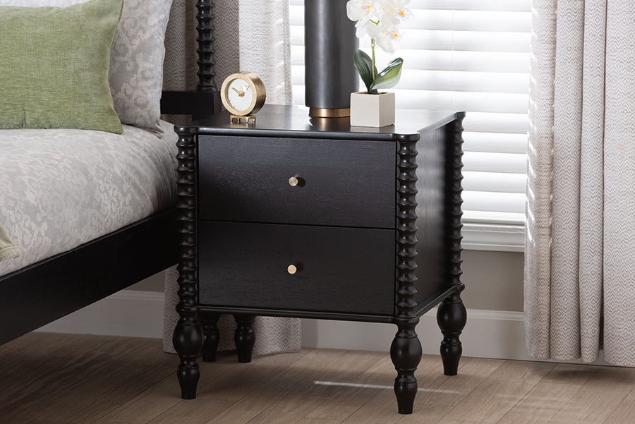 Callison Spindle 2-Drawer Nightstand