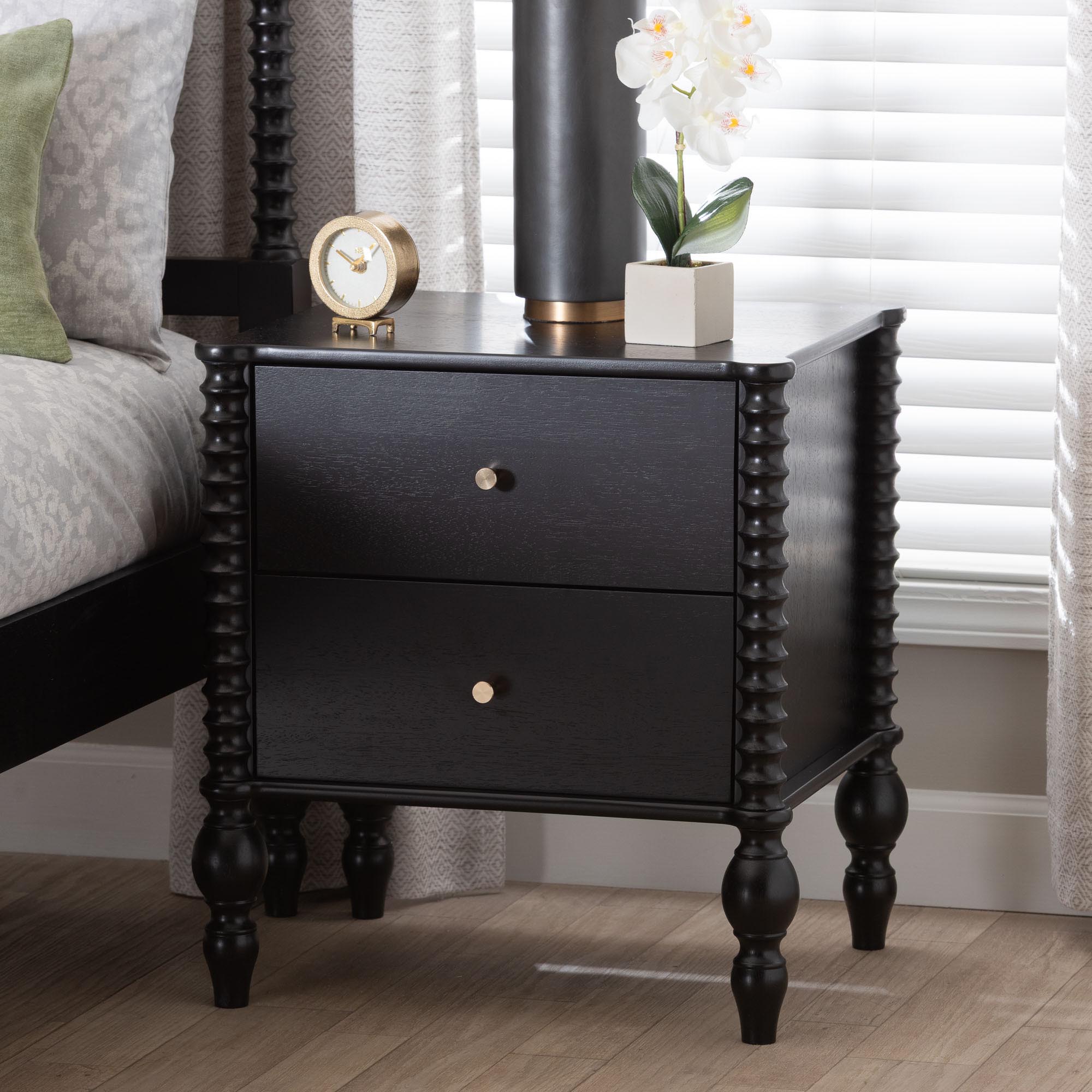 Callison Spindle 2-Drawer Nightstand