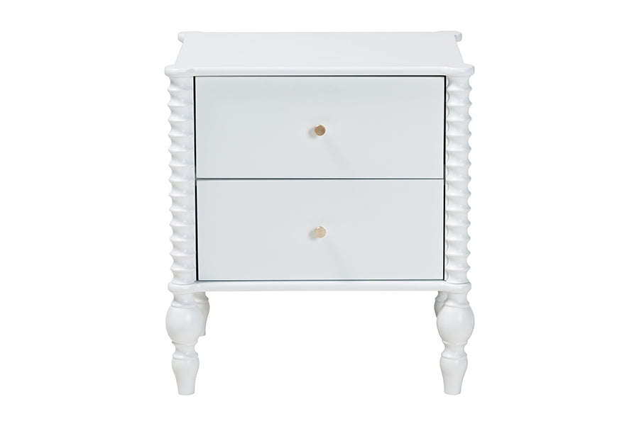 Callison Spindle 2-Drawer Nightstand