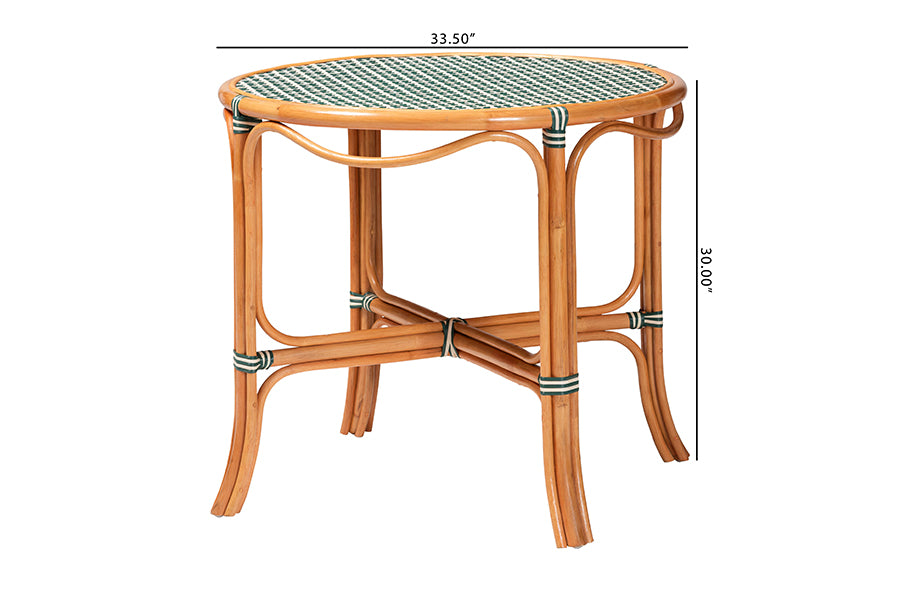 Bali & Pari Mattie Rattan Round Bistro Dining Table